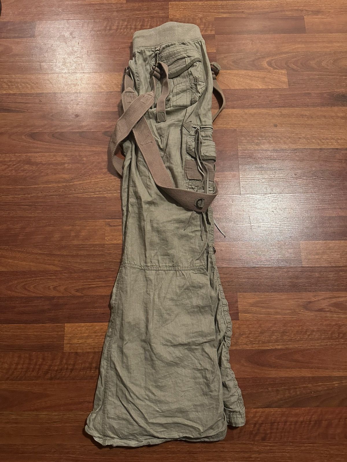 Japanese Brand G.O.A cargo pants with suspenders Size US 30 / EU 46 - 7 Thumbnail