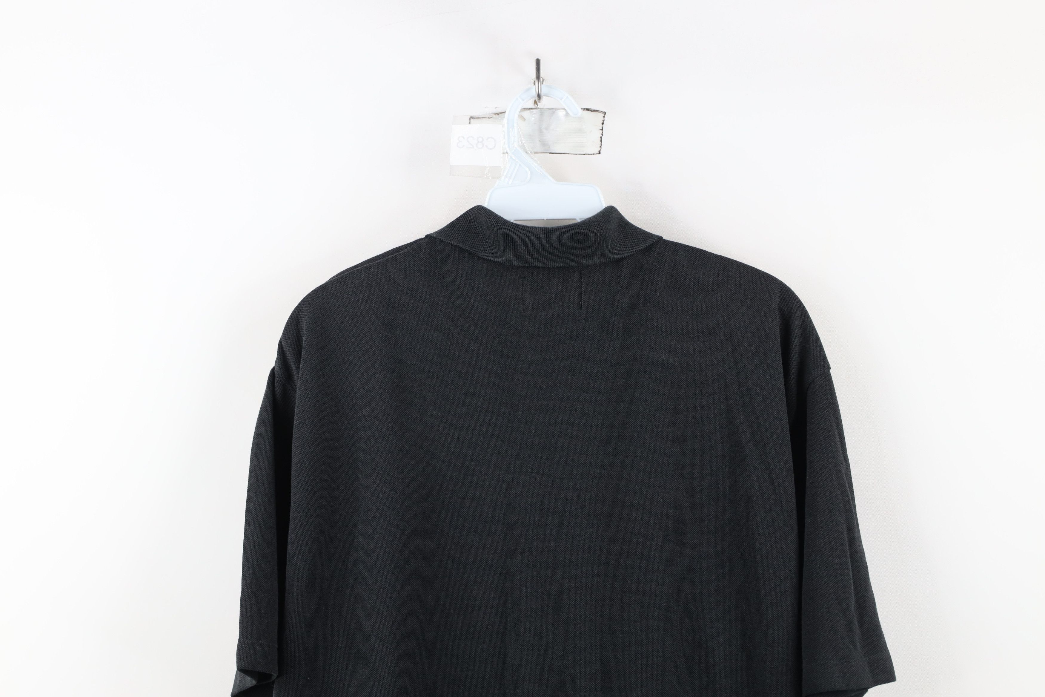 Express × Vintage Vintage 80s Express Faded Collared Golf Polo Shirt Black USA Size US S / EU 44-46 / 1 - 13 Thumbnail