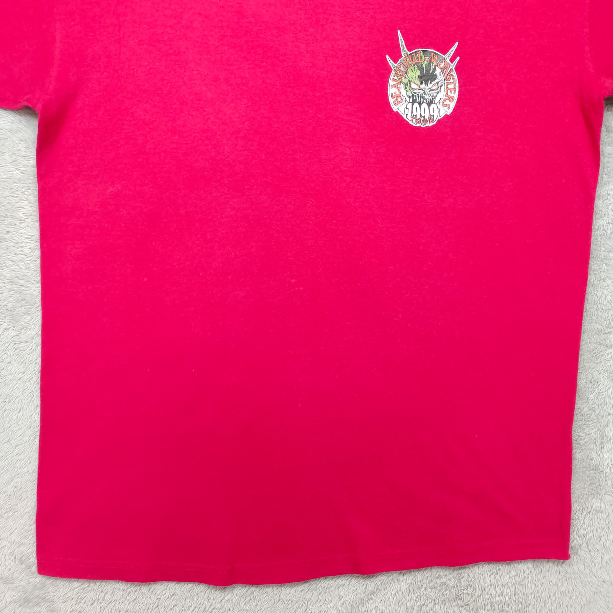 VINTAGE MARILYN MANSON BEAUTIFUL MONSTER 1999 TOUR T SHIRT