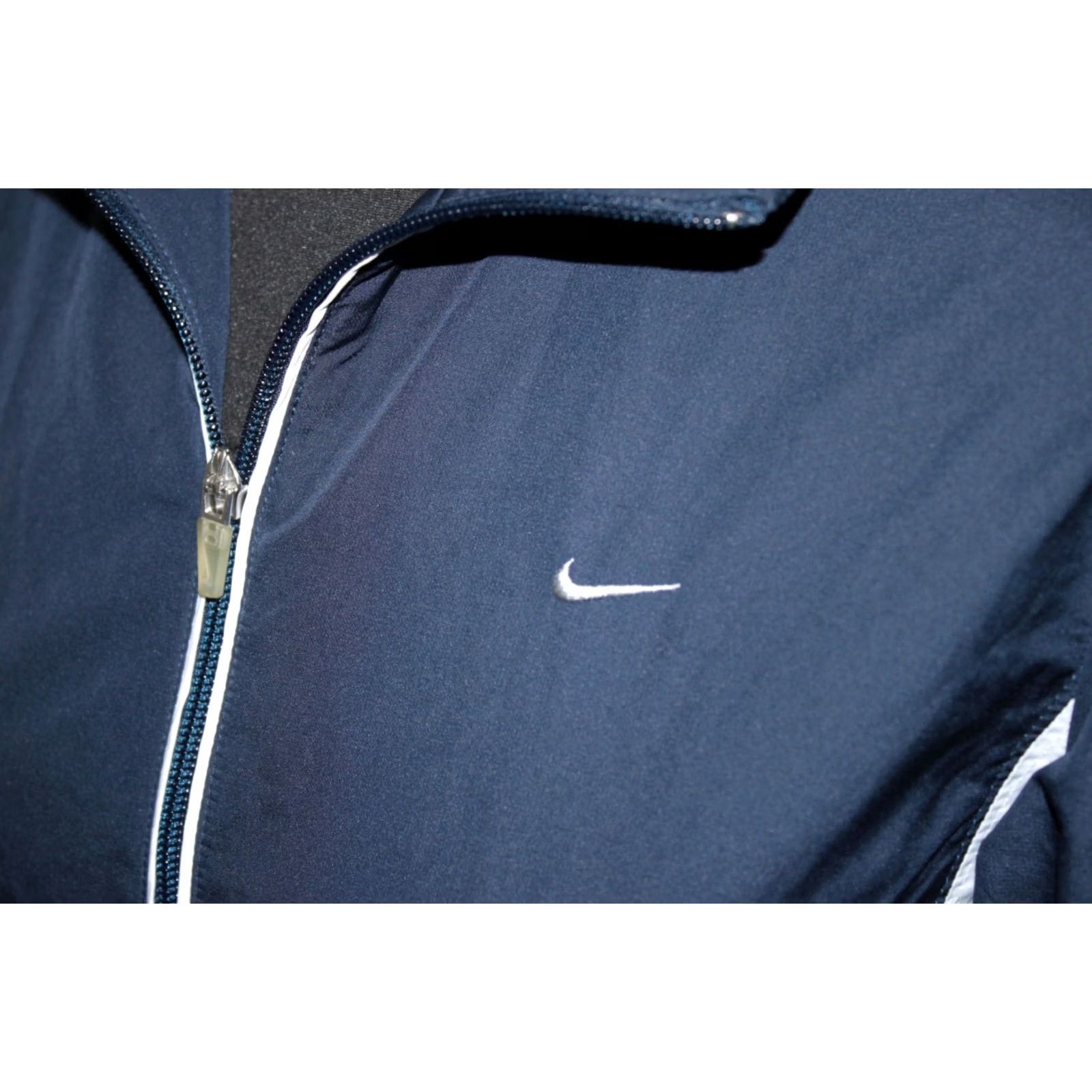 Nike VINTAGE Nike Court tennis jacketwomens XS 00's style Blue Size XS / US 0-2 / IT 36-38 - 2 Thumbnail