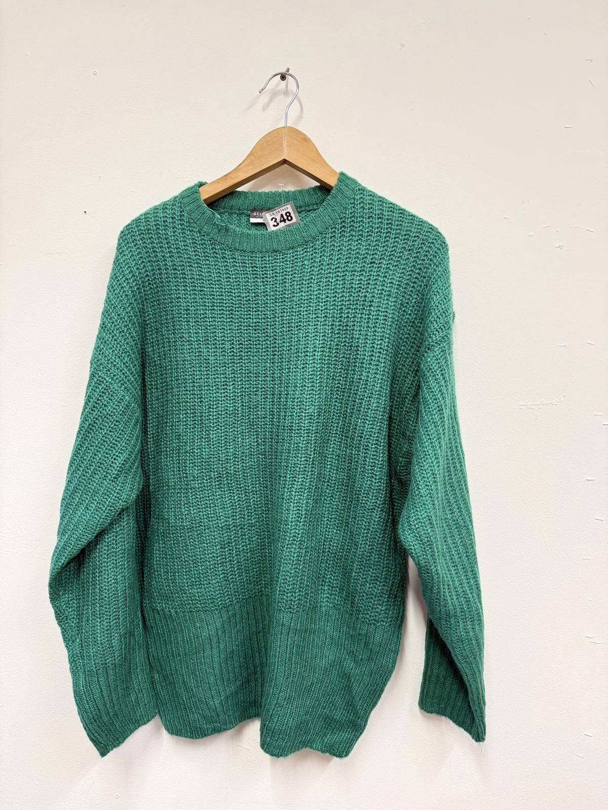 Unknown London Green Knit Sweater Size XL / US 12-14 / IT 48-50 - 1 Thumbnail