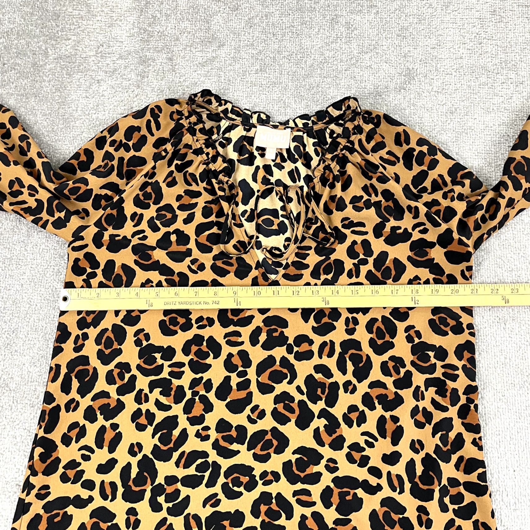 Vintage SHOW ME YOUR MUMU Blouse Women Small Charlene Cheetah Print Tunic Top Light Puff Size S / US 4 / IT 40 - 5 Thumbnail