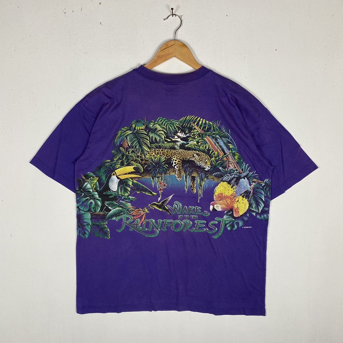 Habitat × Vintage VINTAGE HABITAT WAKE UP TO THE RAINFOREST MIRROR PRINTED TEE Size US M / EU 48-50 / 2 - 8 Thumbnail