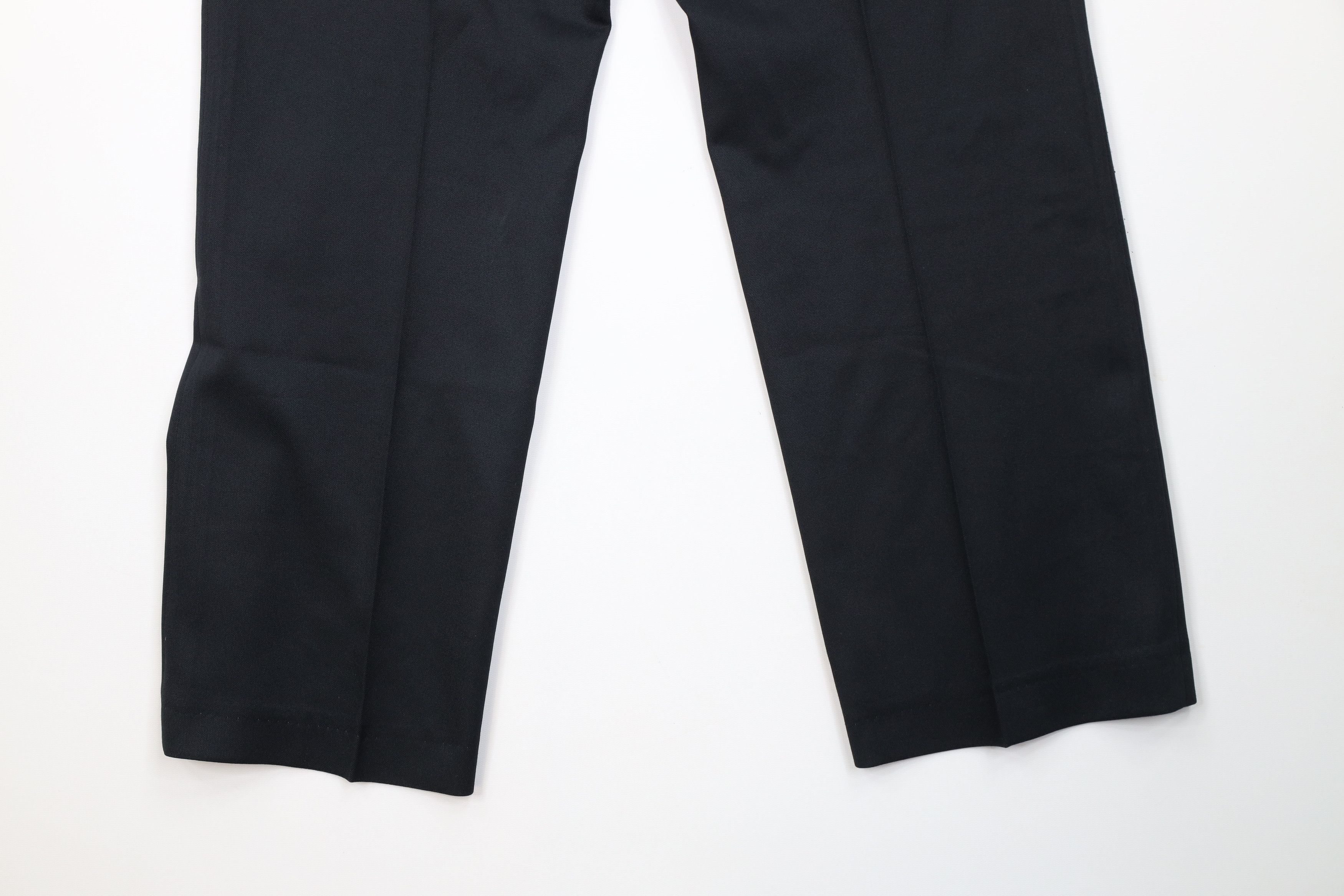 Vintage Vintage 70s Streetwear Knit Wide Leg Chino Pants Black USA Size US 34 / EU 50 - 13 Thumbnail