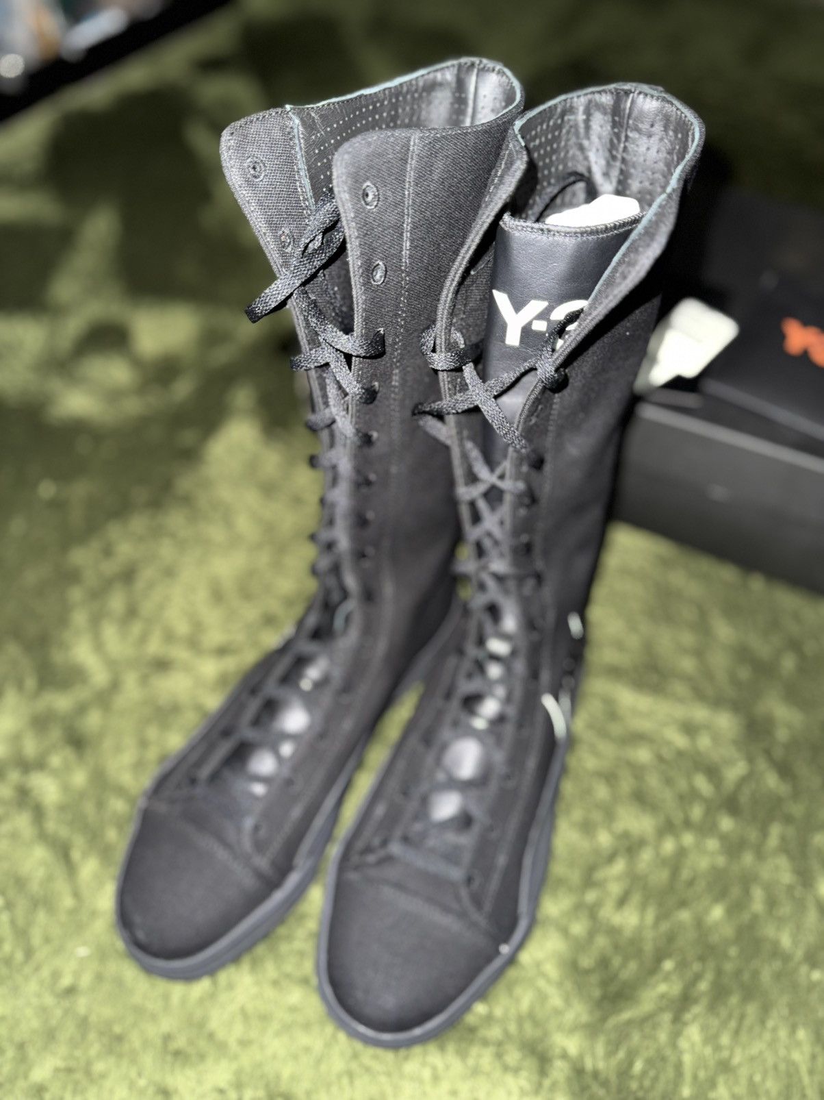 Y-3 [US 9.5] Y-3 Yohji Yamamoto Yuven Embroidered Logo Boots Size US 9 / EU 42 - 2 Thumbnail