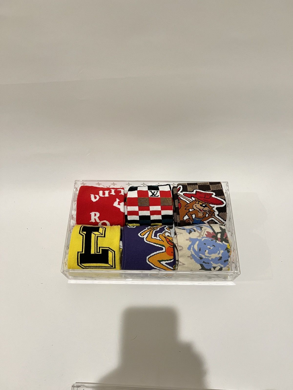 Louis Vuitton × Virgil Abloh Louis Vuitton Virgil Socks Show 7 Size ONE SIZE - 6 Thumbnail