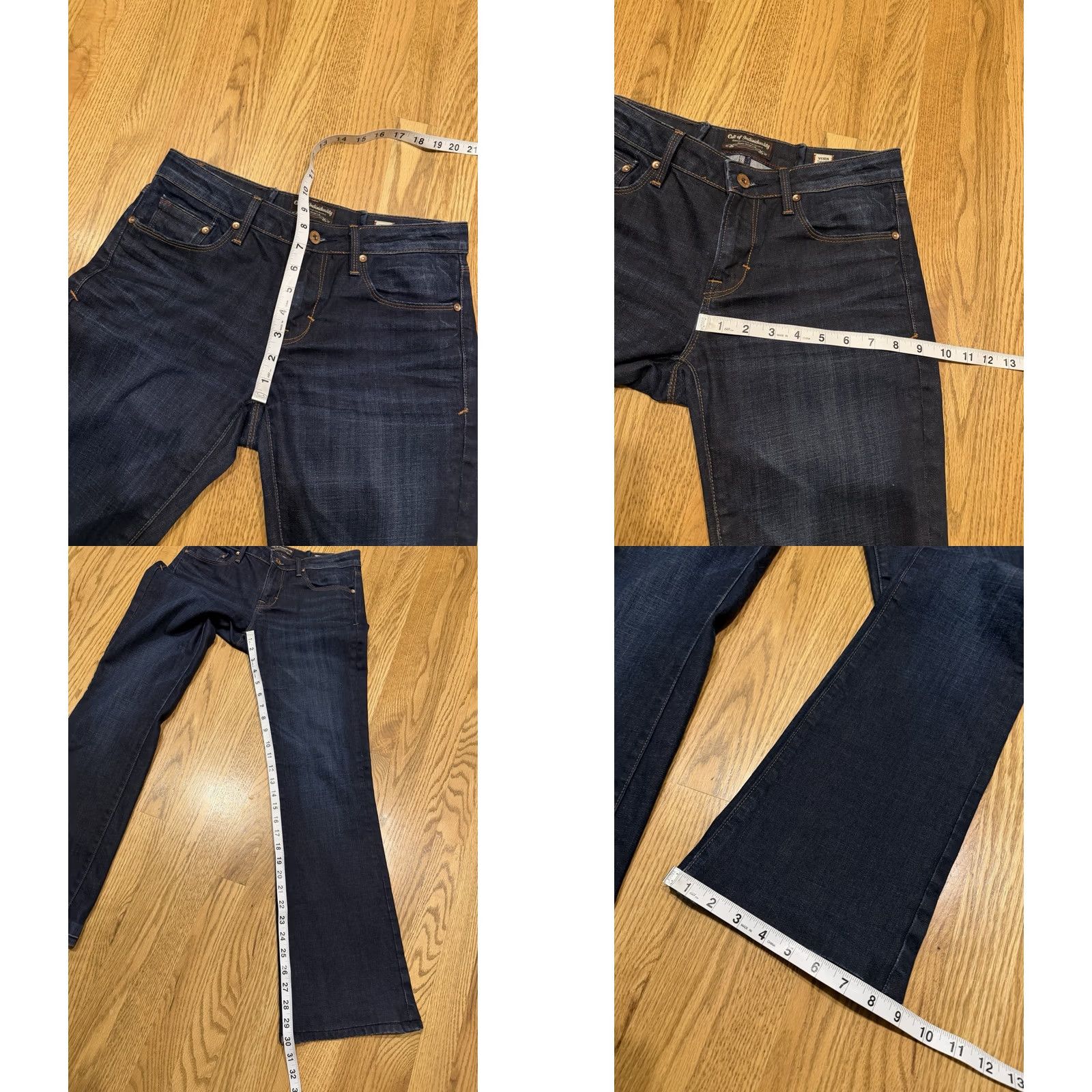 Cult Of Individuality Cult of Individuality Jeans Womens 28 Blue Vixen Curvy Fit Bootcut Y2K 90s Flare Cowgirl Stretch Pockets Denim Casual Regular Vintage N/A Size 28" / US 6 / IT 42 - 9 Thumbnail