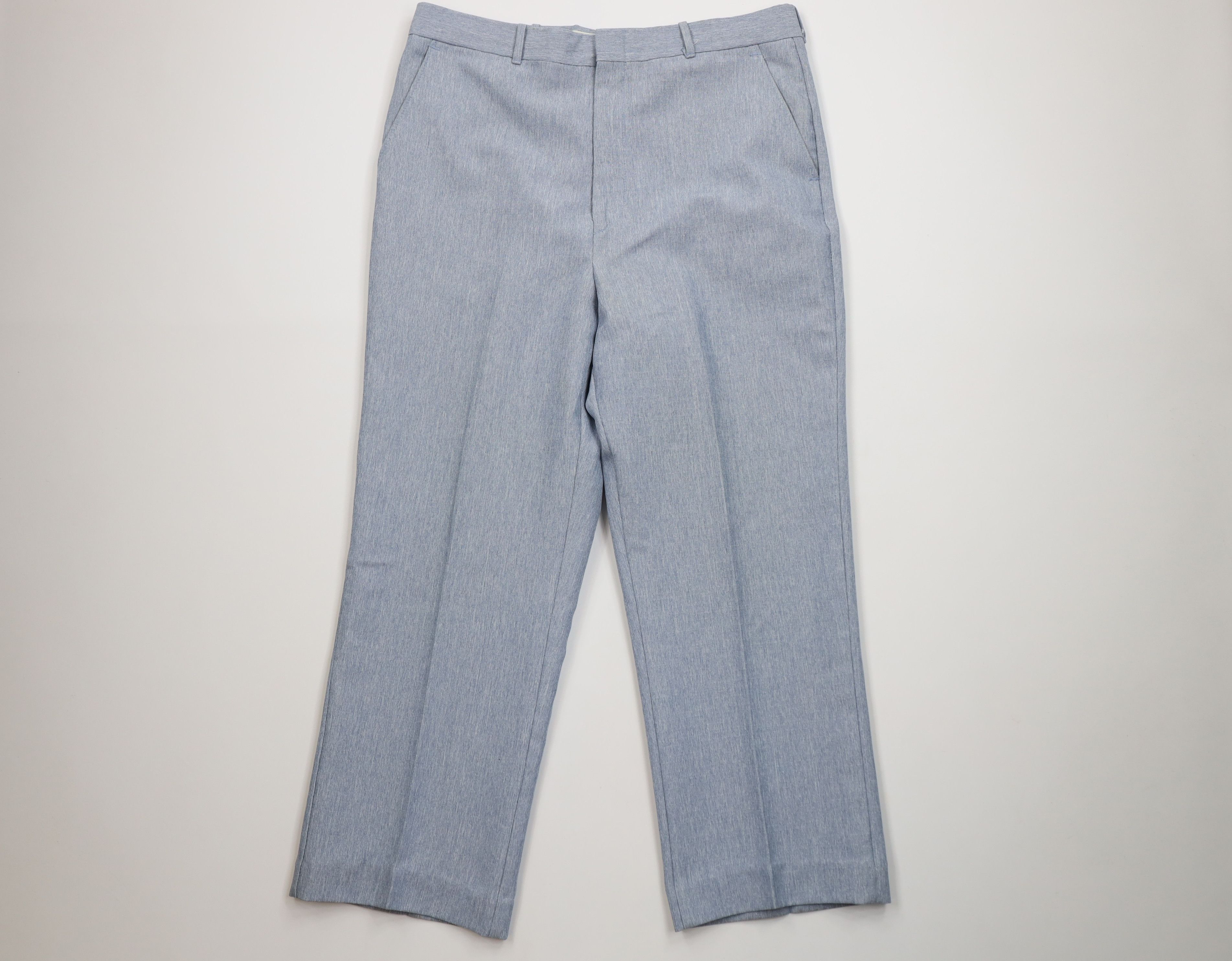Vintage Vintage 70s Streetwear Flared Wide Leg Chino Pants USA Size US 34 / EU 50 - 1 Thumbnail