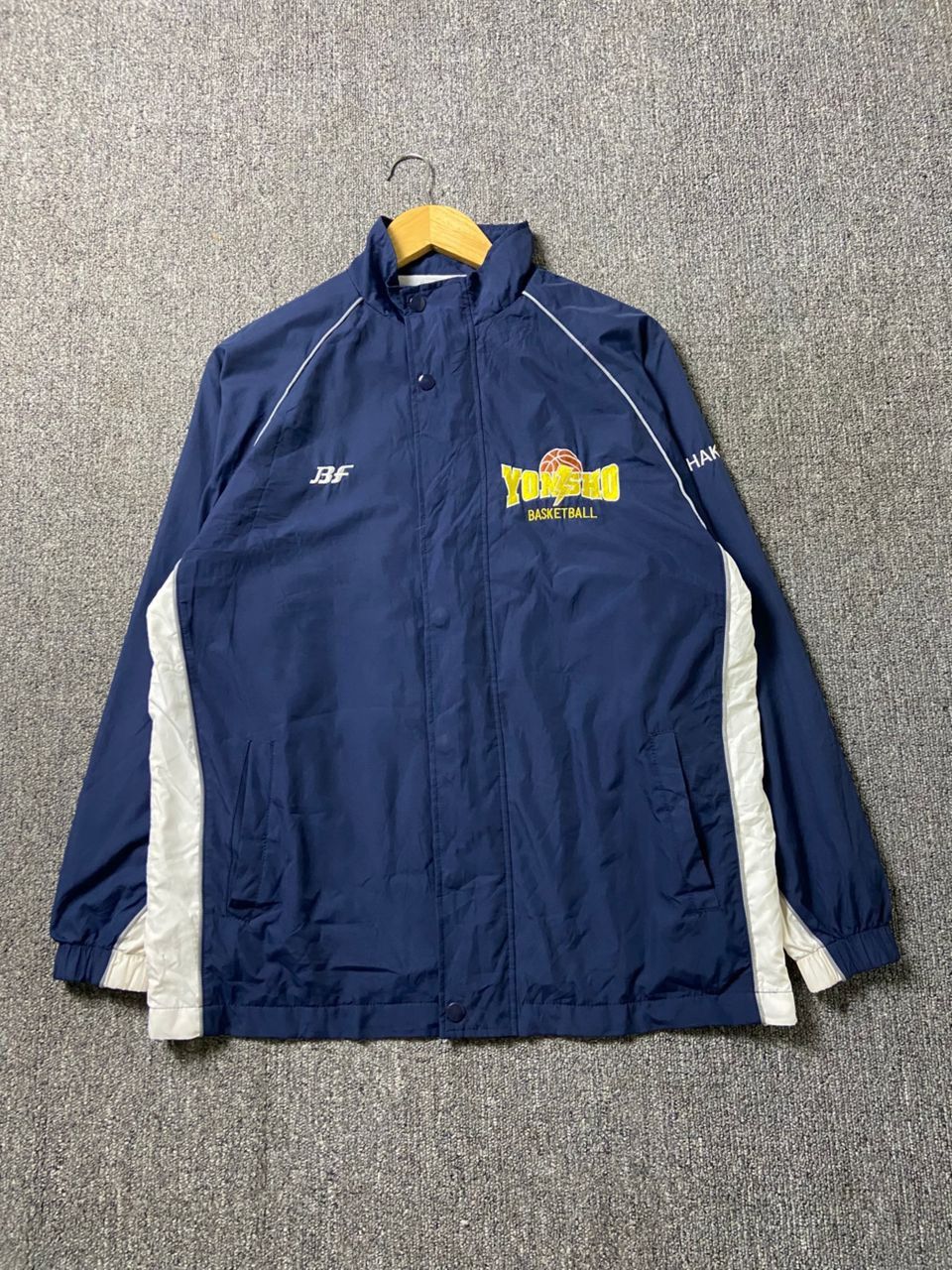 Japanese Brand Bullet Fight Basketball Button & Zip Jacket (188) Size US S / EU 44-46 / 1 - 1 Thumbnail