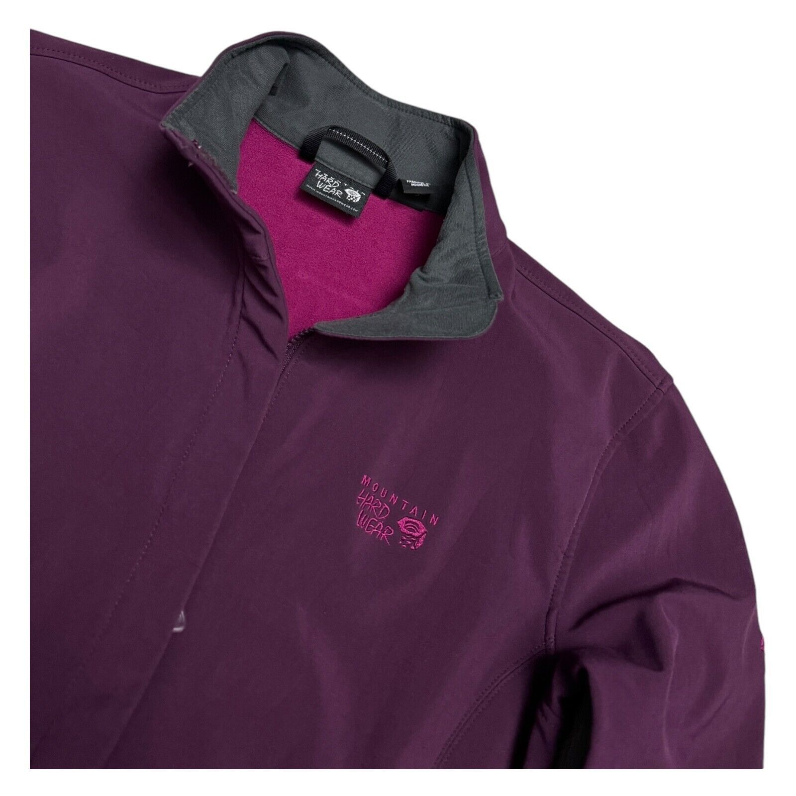Mountain Hardwear Mountain Hardwear Purple Fleece Line Shell Waterproof Jacket Size M / US 6-8 / IT 42-44 - 2 Thumbnail