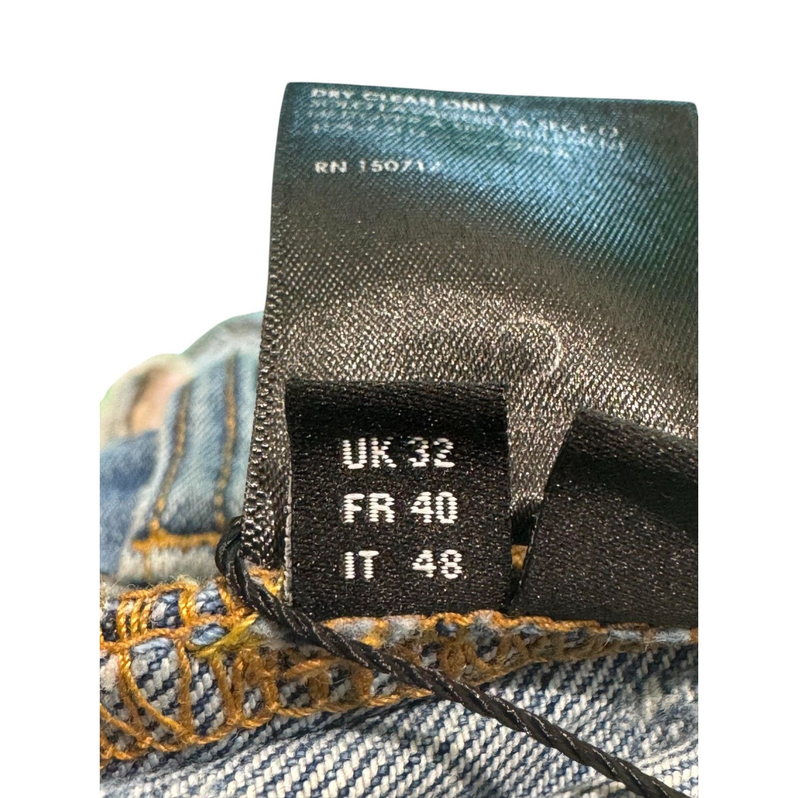 Amiri Amiri Thrasher Multi Color Light Wash Jeans Size US 32 / EU 48 - 8 Thumbnail