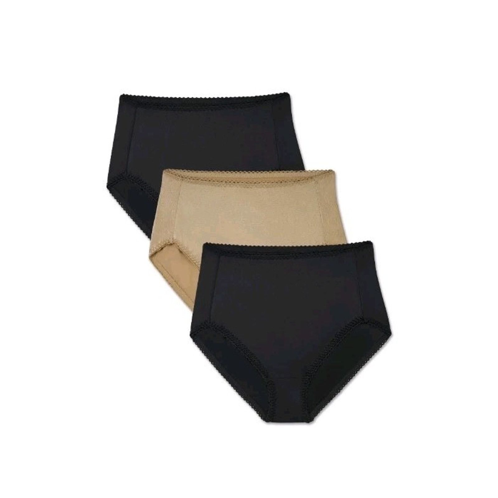 Other VANITY FAIR Women 3-Pair Hi Cut Panties Nylon Size 4XL/11 Size ONE SIZE - 2 Thumbnail