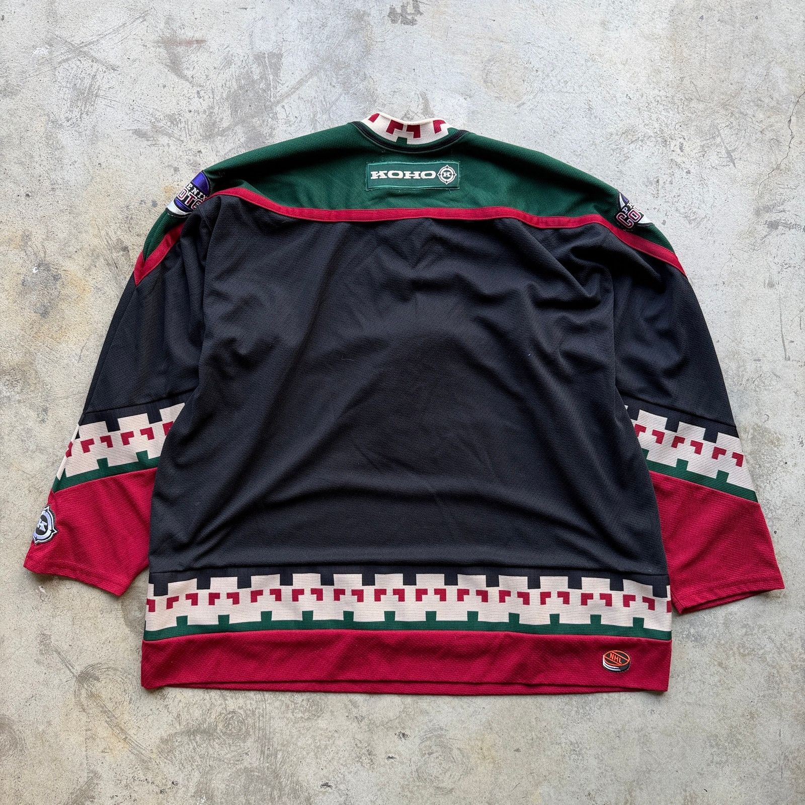 Koho Vintage 90s KOHO Phoenix Coyotes NHL Hockey Jersey XXL Black Size US XL / EU 56 / 4 - 5 Thumbnail