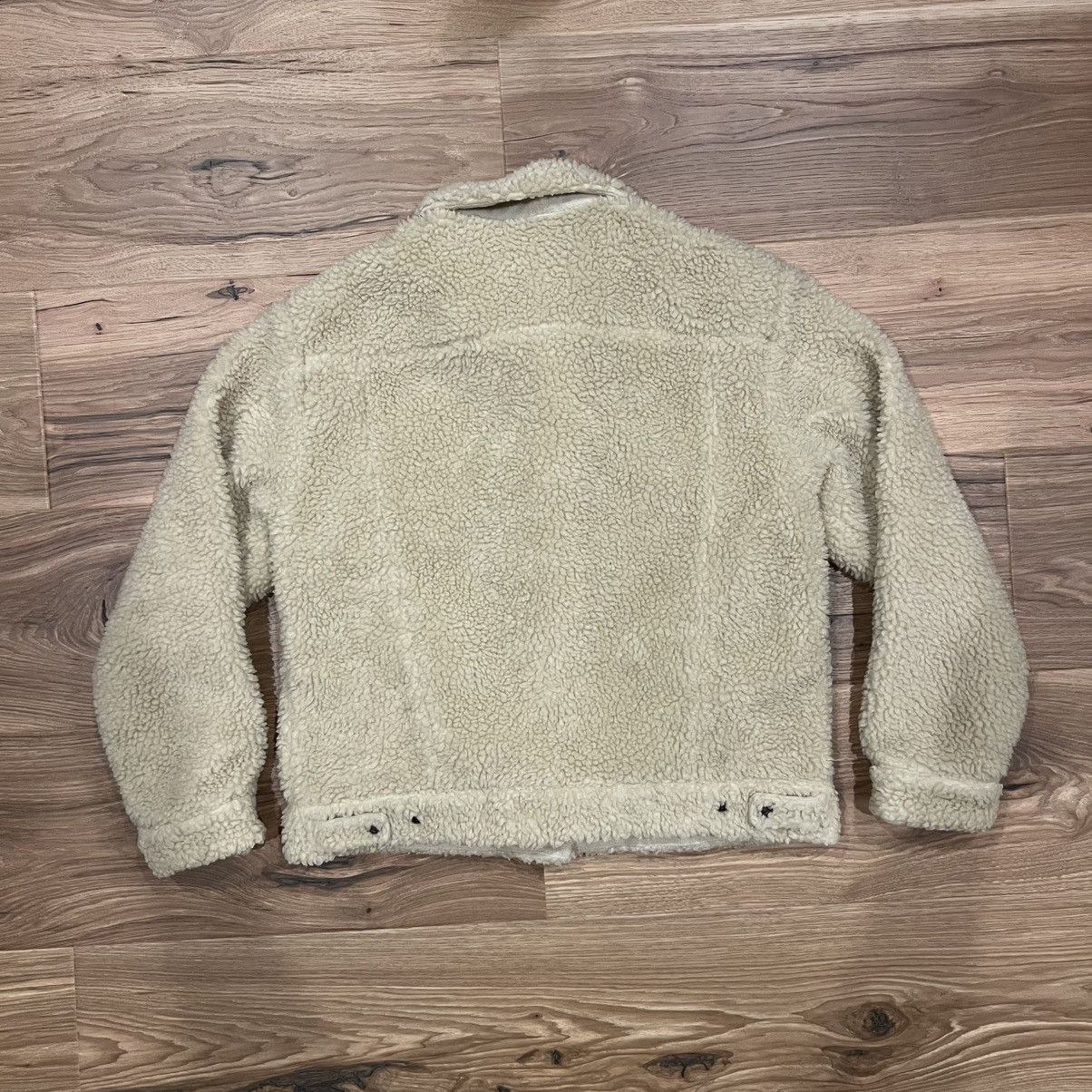 Levi's Levi’s Original Sherpa Trucker Jacket Womens Large Beige Size L / US 10 / IT 46 - 6 Thumbnail