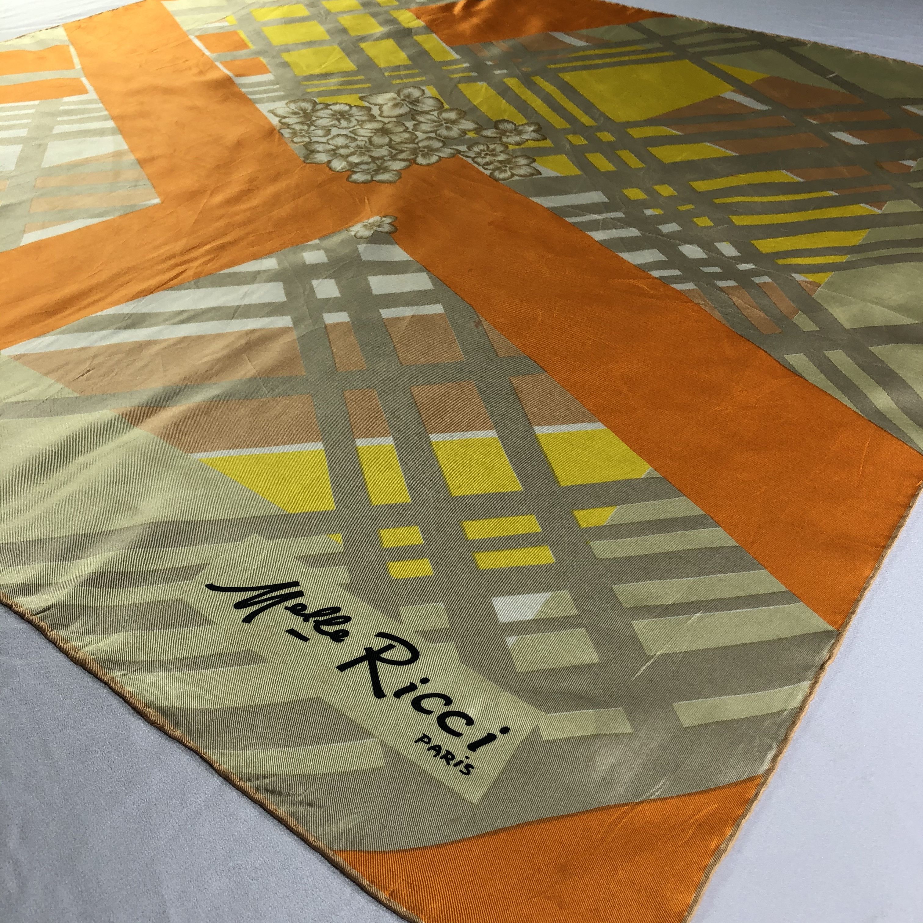 Vintage Vintage Melle Ricci Silk scarf Size ONE SIZE - 4 Thumbnail