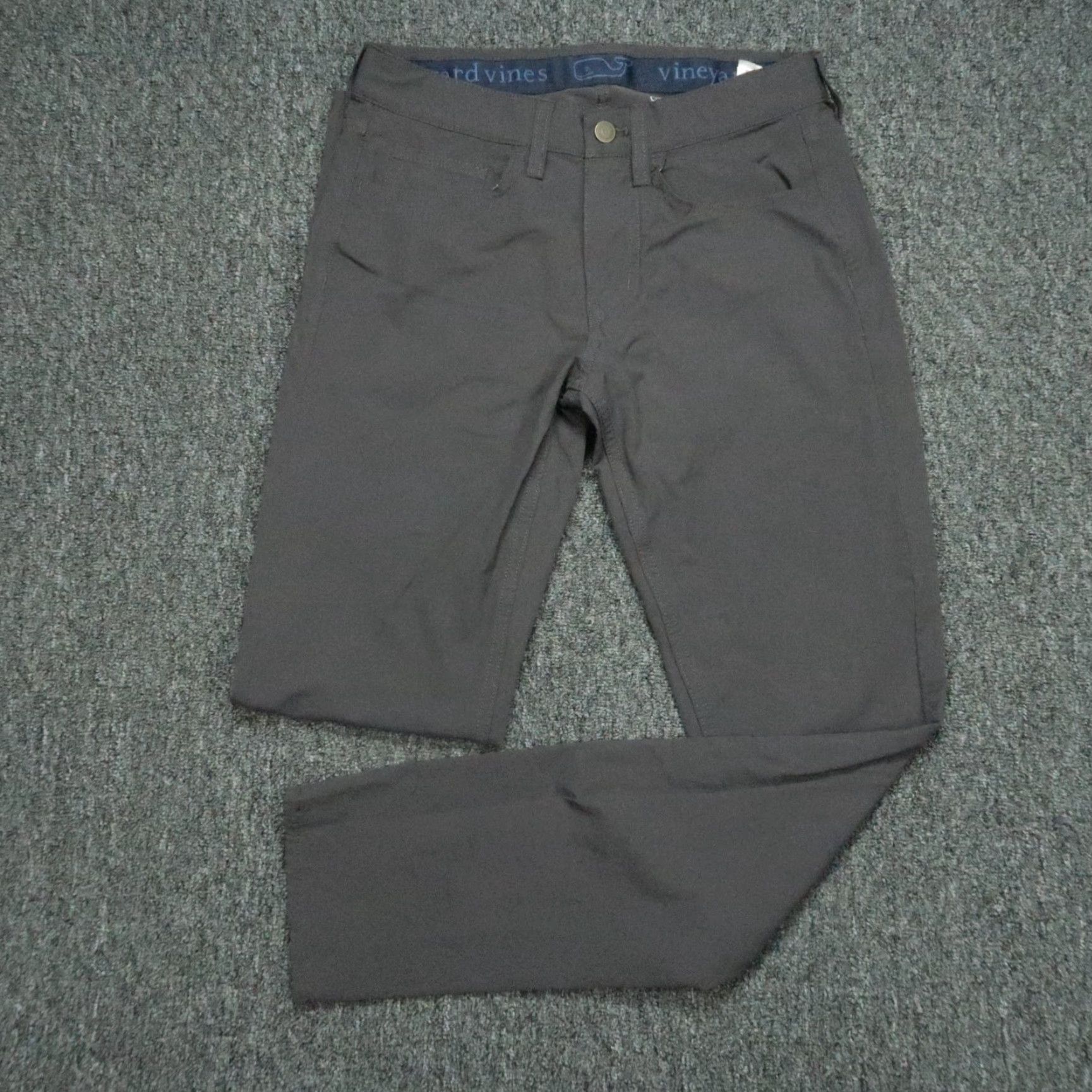 Vineyard Vines Vineyard Vines Pants Men 28x32 Gray OTG Performance Trouser Chino Strech Size US 28 / EU 44 - 2 Thumbnail