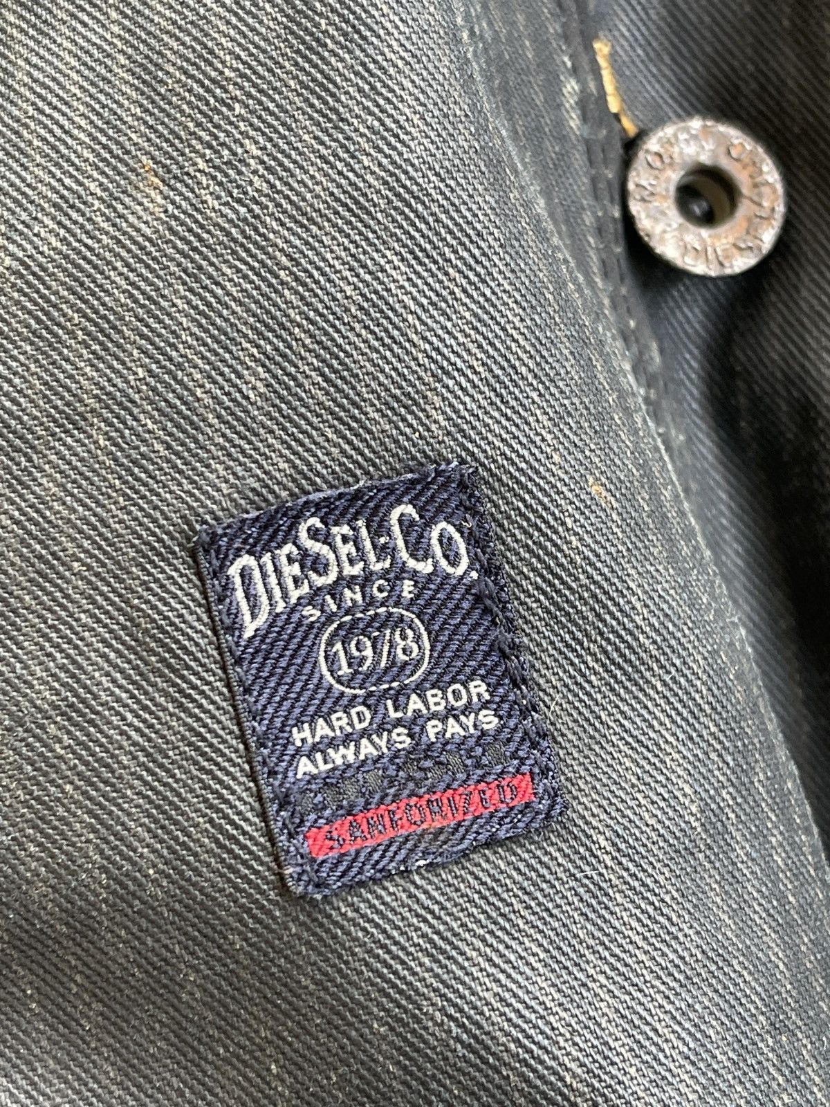 Diesel Diesel Sanforized Denim Workers Chore Jacket Size US M / EU 48-50 / 2 - 15 Thumbnail