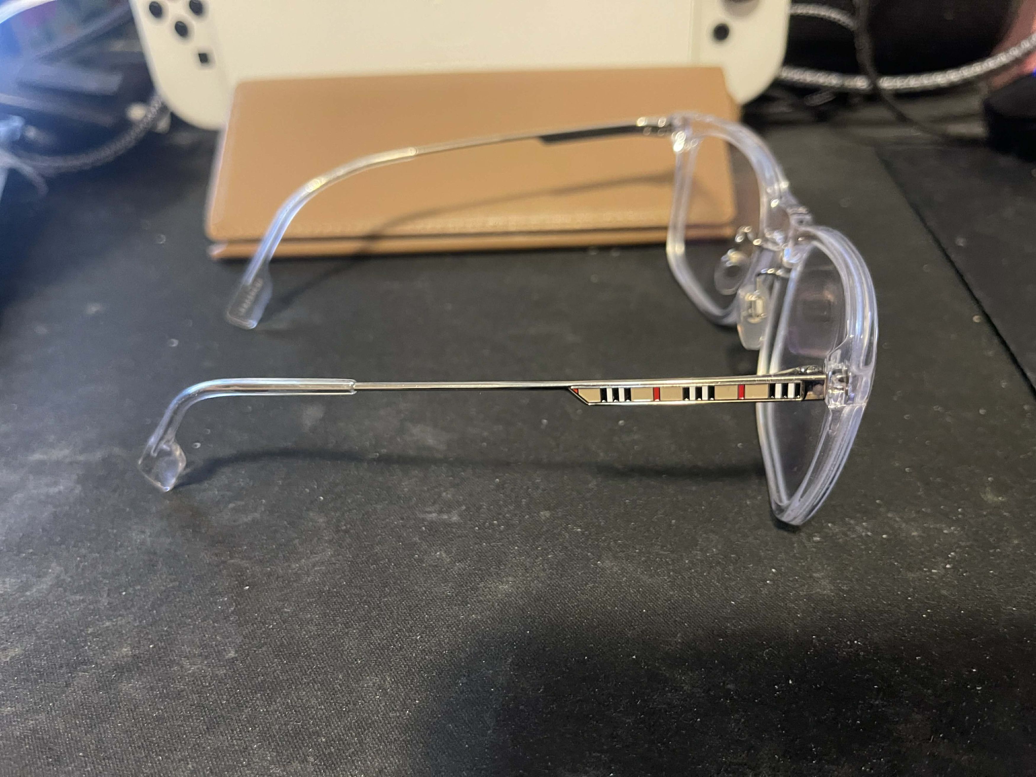 Burberry Burberry Elgin BE2343 3024 Transparent/Clear Size ONE SIZE - 6 Thumbnail