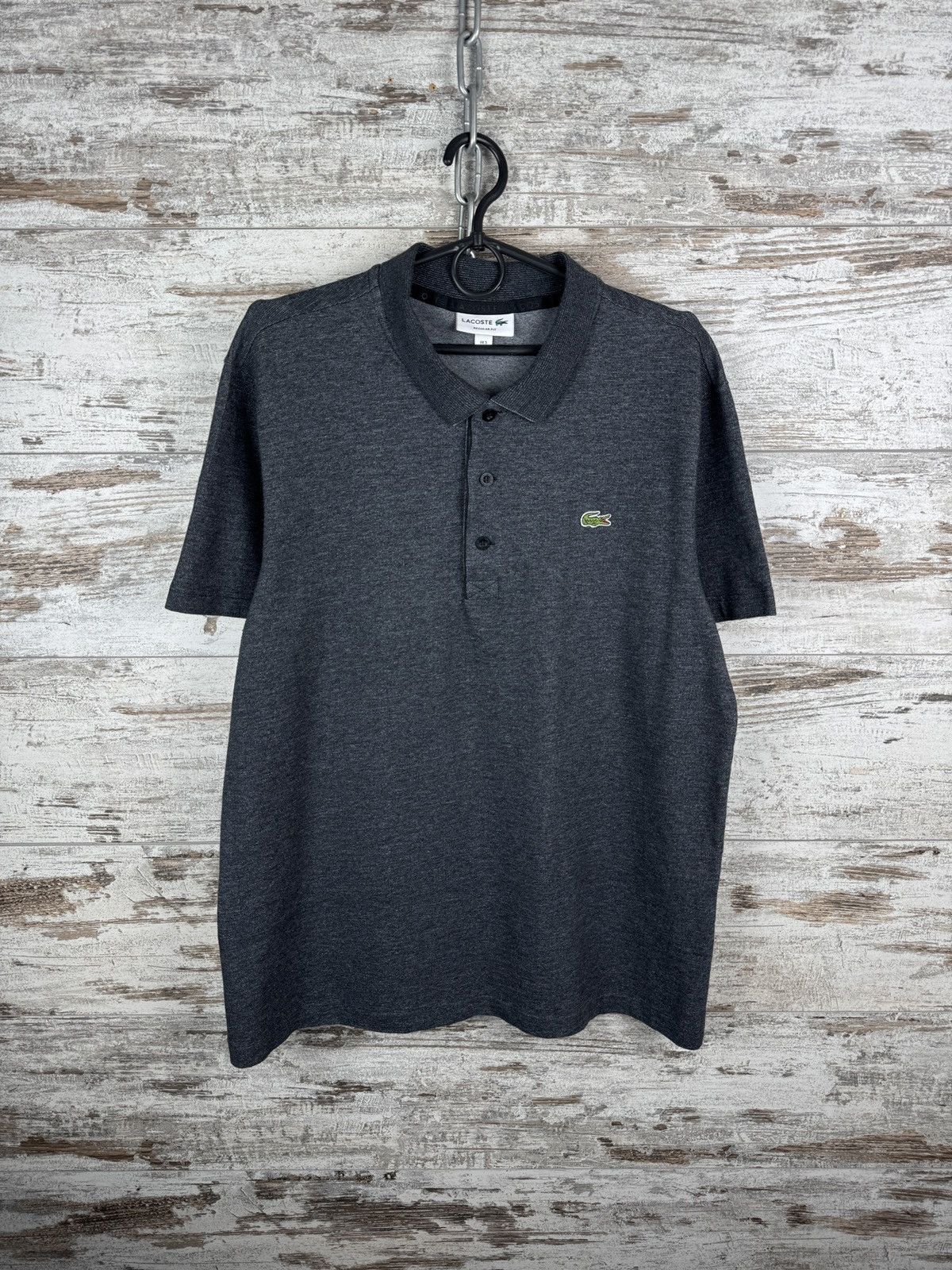 Lacoste Mens Lecoste polos luxury grey t-shirt tee size L Size US L / EU 52-54 / 3 - 1 Thumbnail