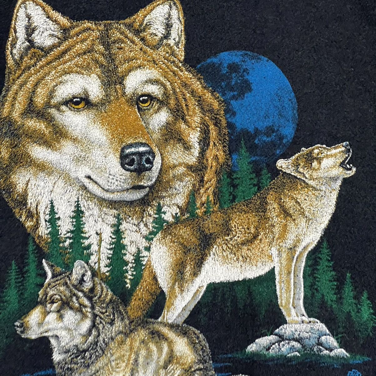 Vintage 90s Vintage Animal Art Sweatshirt Size US XL / EU 56 / 4 - 6 Thumbnail