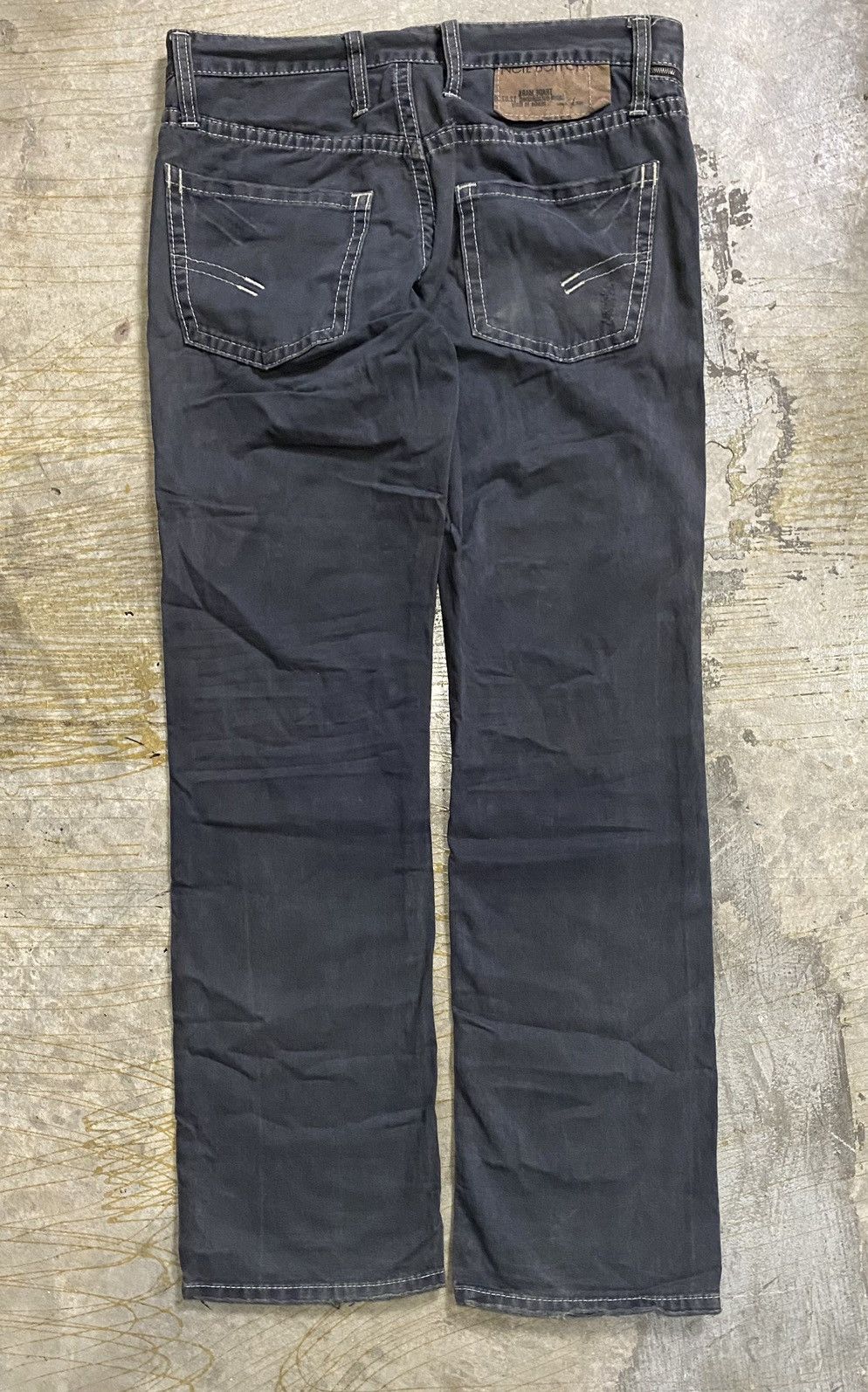 Neil Barrett SS1999 NEIL BARRETT Mud wash distressed denim Size US 33 - 12 Thumbnail