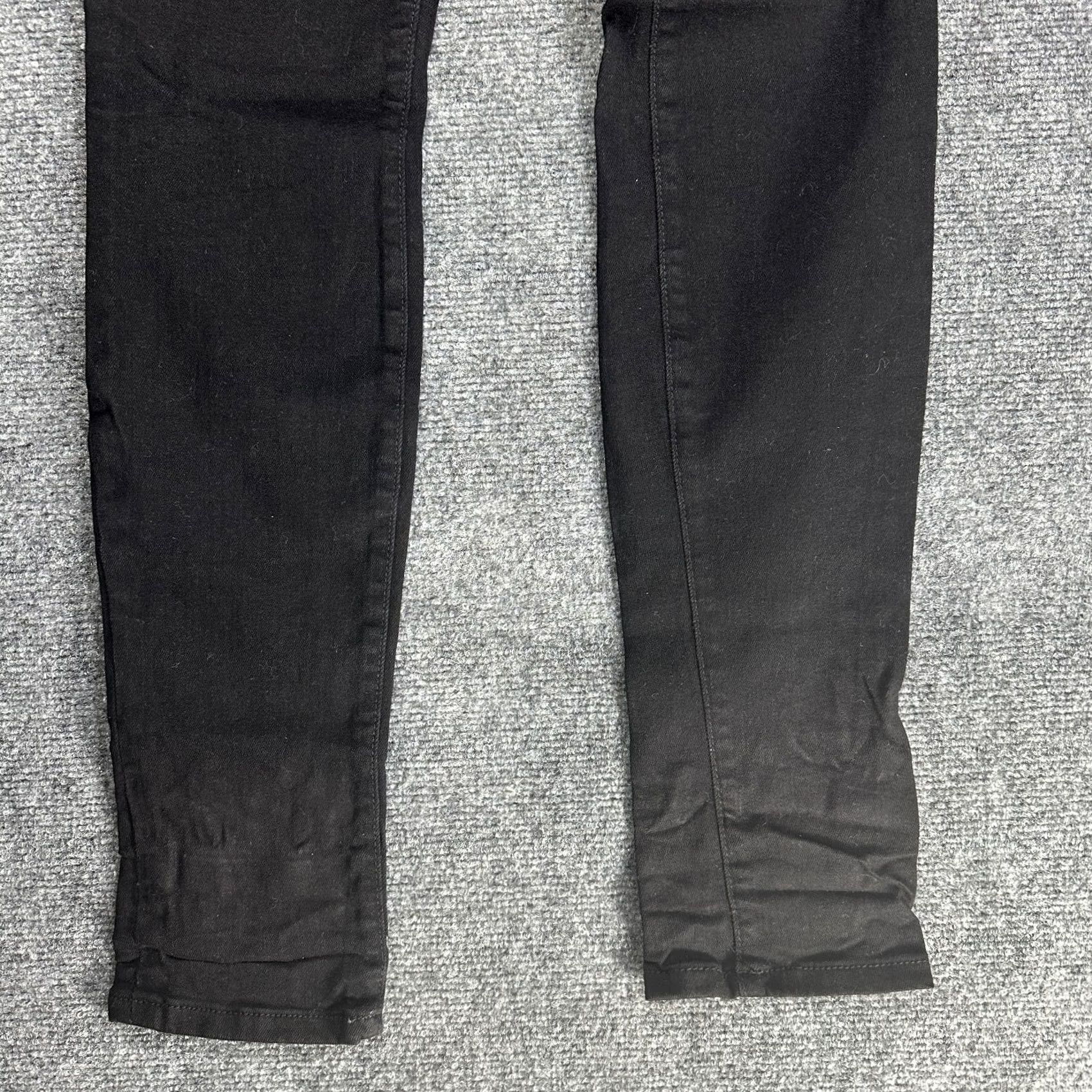 Vintage Joes Jeans The Skinny Jeans Womens 28 Black Cotton Stretch 5-Pocket Logo Size 28" / US 6 / IT 42 - 2 Thumbnail