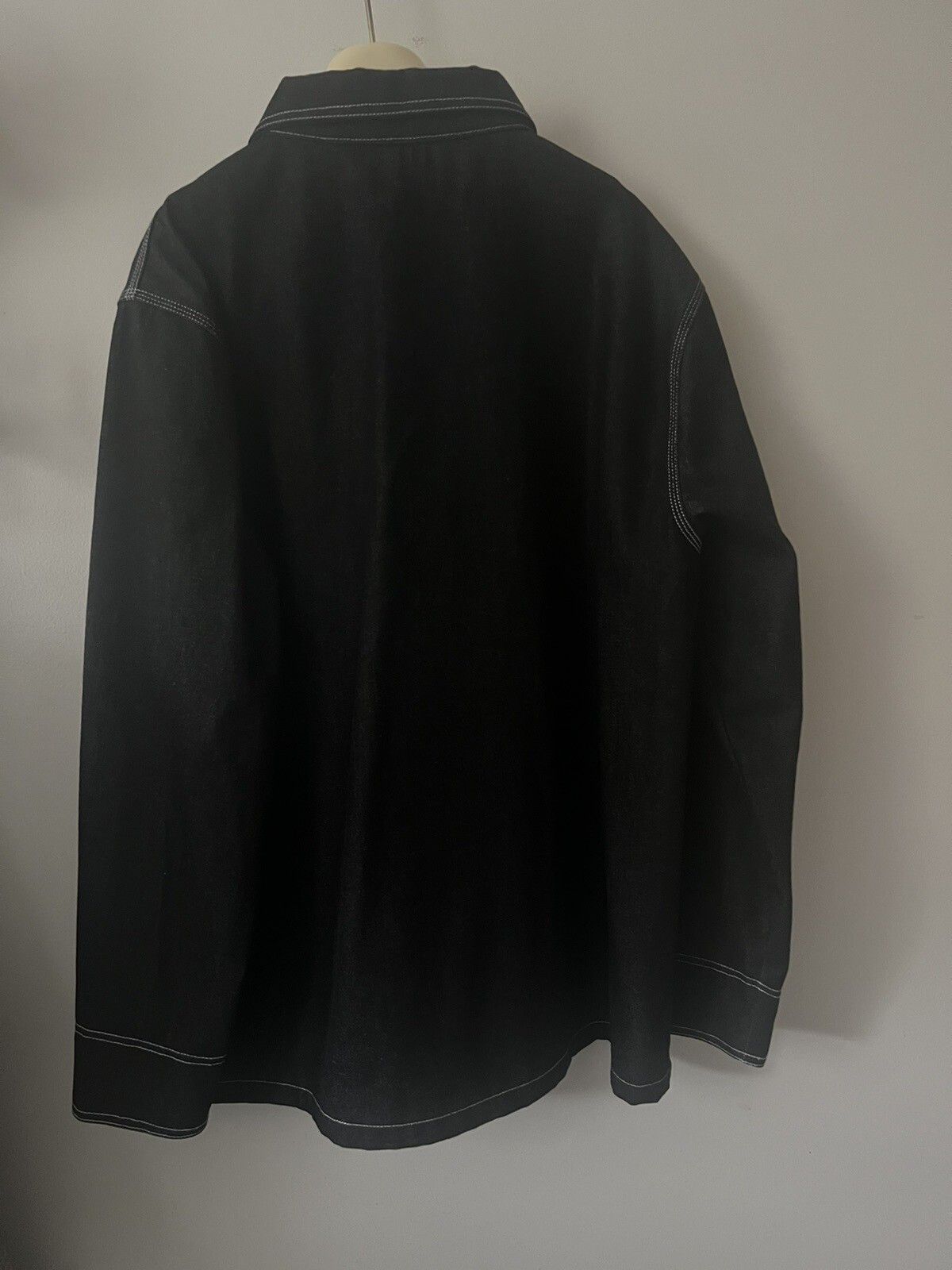 Jacquemus Le Meunier Denim Overshirt Navy Size 50 Size US M / EU 48-50 / 2 - 2 Thumbnail