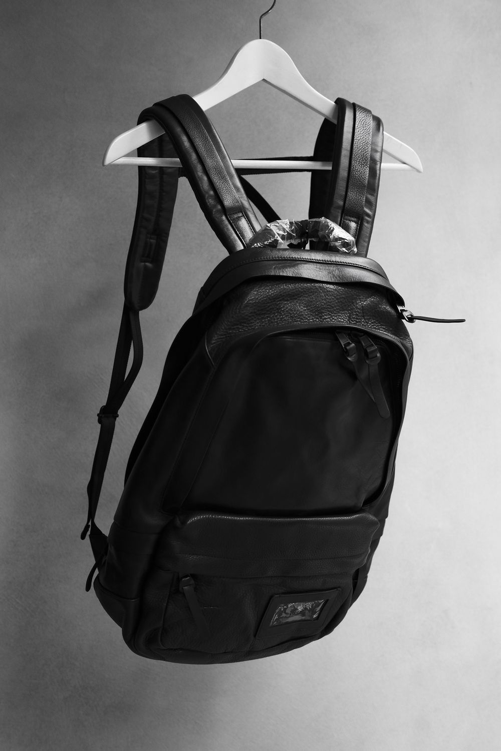 Juun.J JUUN.J Leather Backpack- Black Size ONE SIZE - 1 Thumbnail