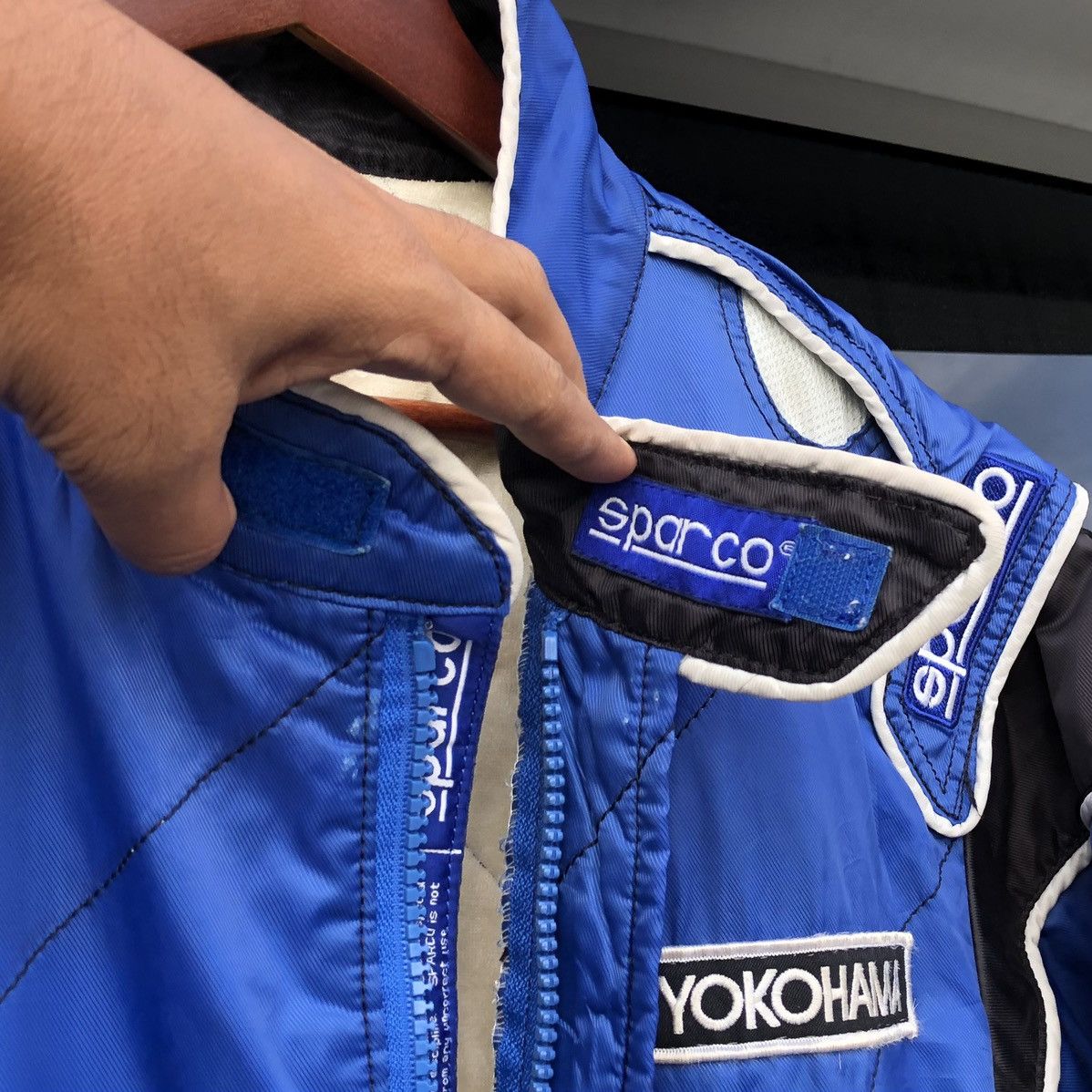 Sports Specialties Nankai Sparco Mod.K26 Yokohama Racing Suit Jacket Size US L / EU 52-54 / 3 - 9 Thumbnail