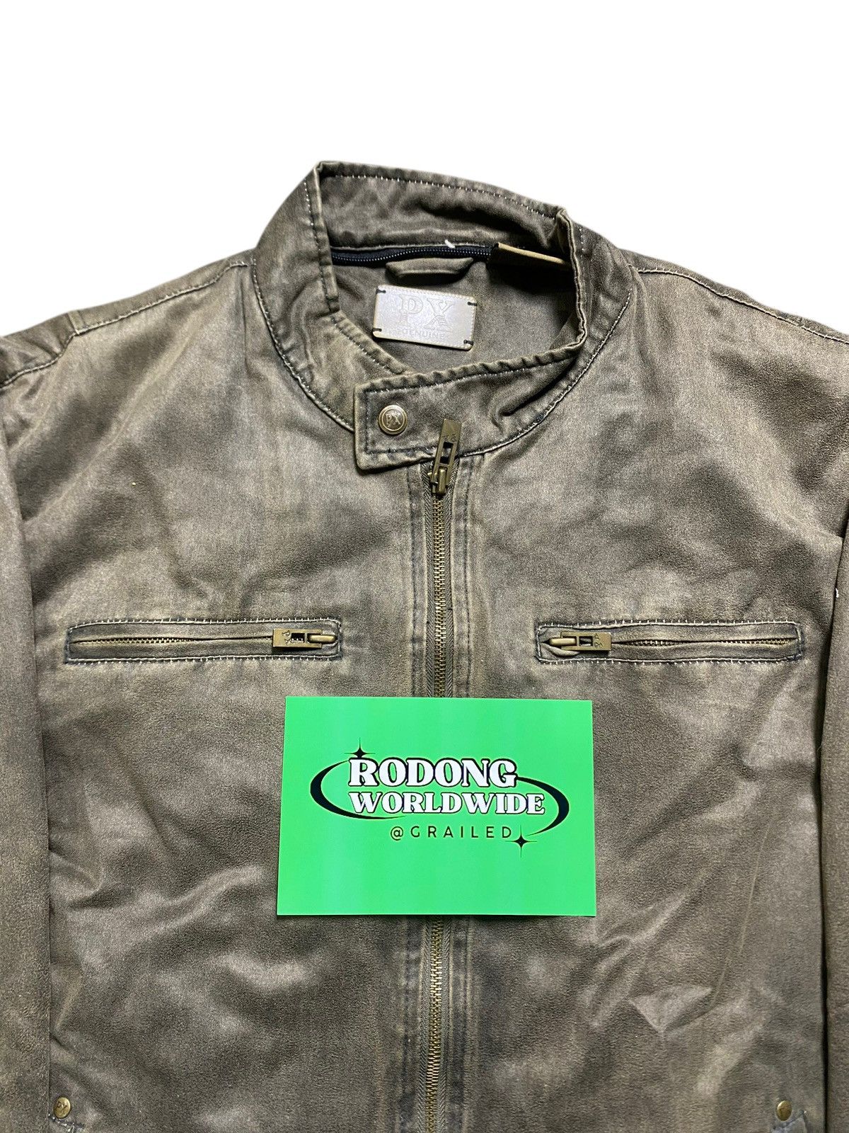 VINTAGE LEATHER JACKET PX GENUINE
