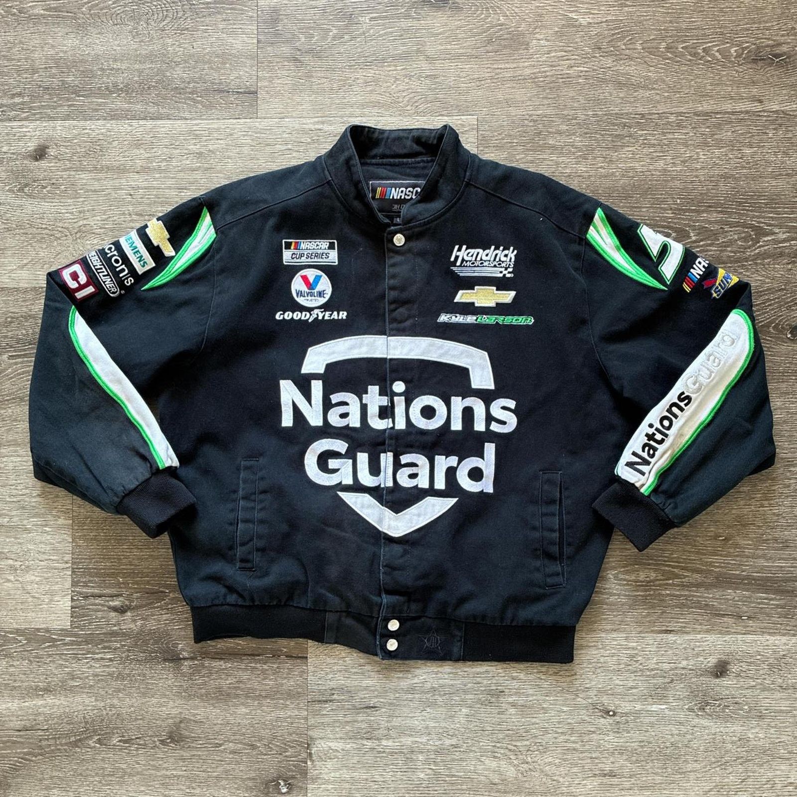 NASCAR × Vintage Vintage 00s Style Nascar Racing JH Designs Jacket Size US L / EU 52-54 / 3 - 2 Thumbnail