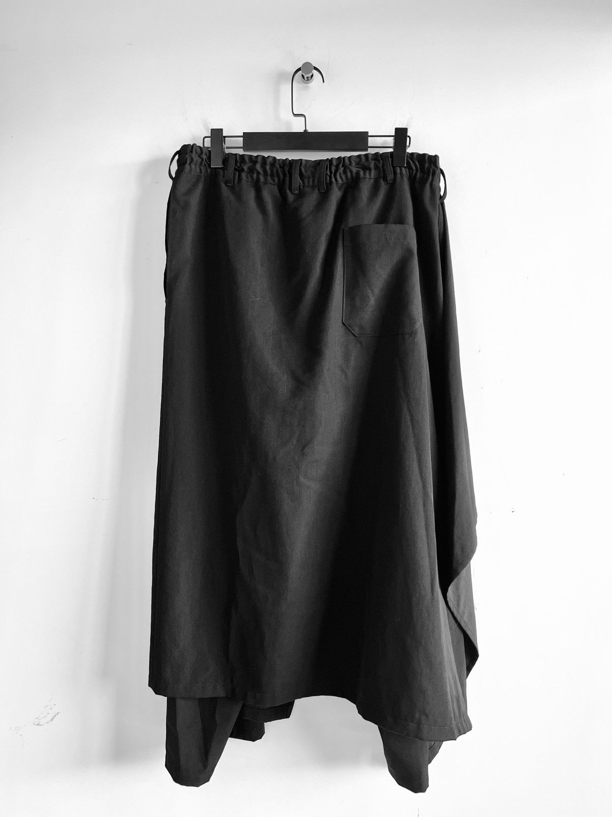 Yohji Yamamoto Yohji Yamamoto Ground Y - WOOL GABARDINE 3-WAY SKIRT PANTS Size US 32 / EU 48 - 5 Thumbnail