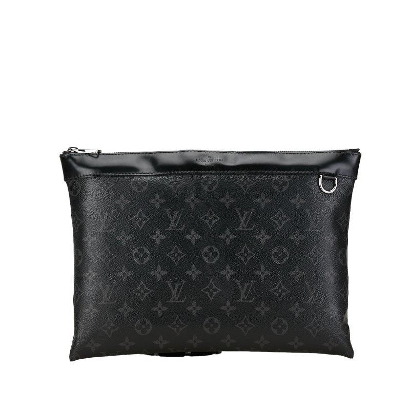 Louis Vuitton Louis Vuitton Monogram Eclipse Pochette Discovery Clutch Size ONE SIZE - 1 Thumbnail