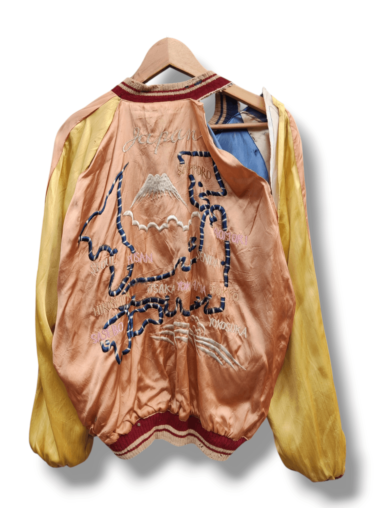 Vintage Vintage Distressed 1950's Sukajan Tiger Embroidery Jacket Size US M / EU 48-50 / 2 - 3 Thumbnail