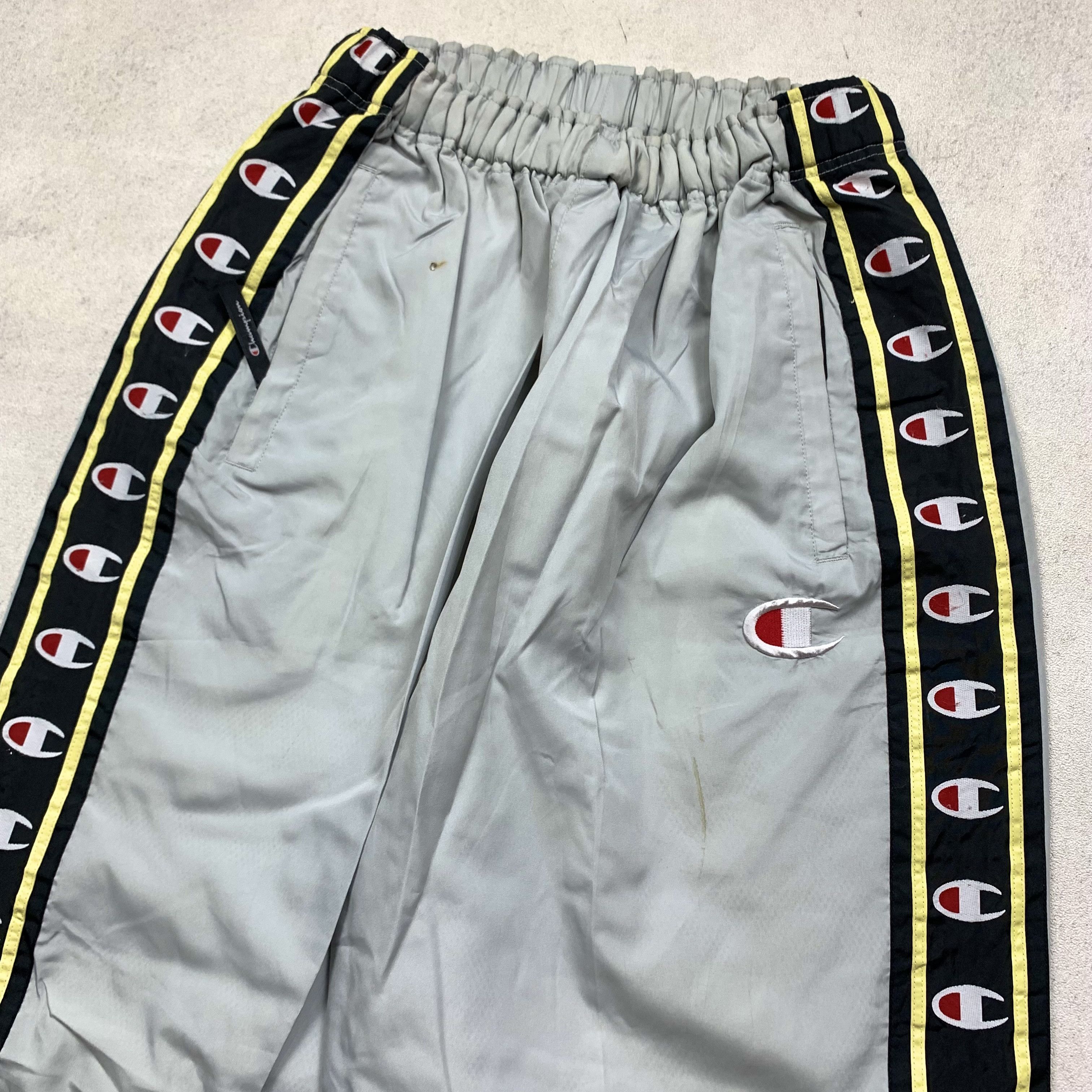 Champion Vintage Champion Tapped Track Pants Nylon Y2K Drill Size US 32 / EU 48 - 3 Thumbnail