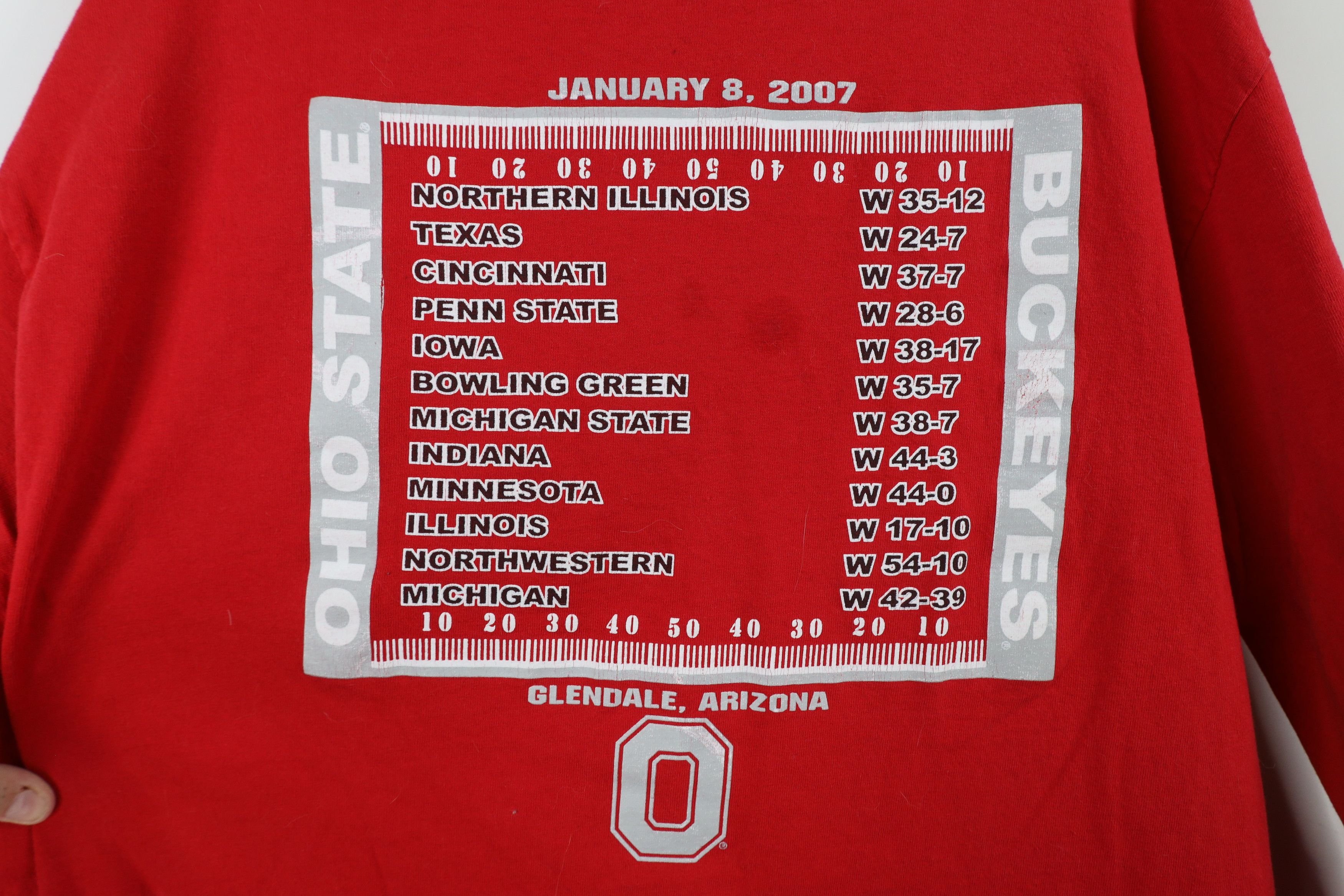 Vintage Vintage Championship State University Football T-Shirt Red Size US L / EU 52-54 / 3 - 11 Thumbnail