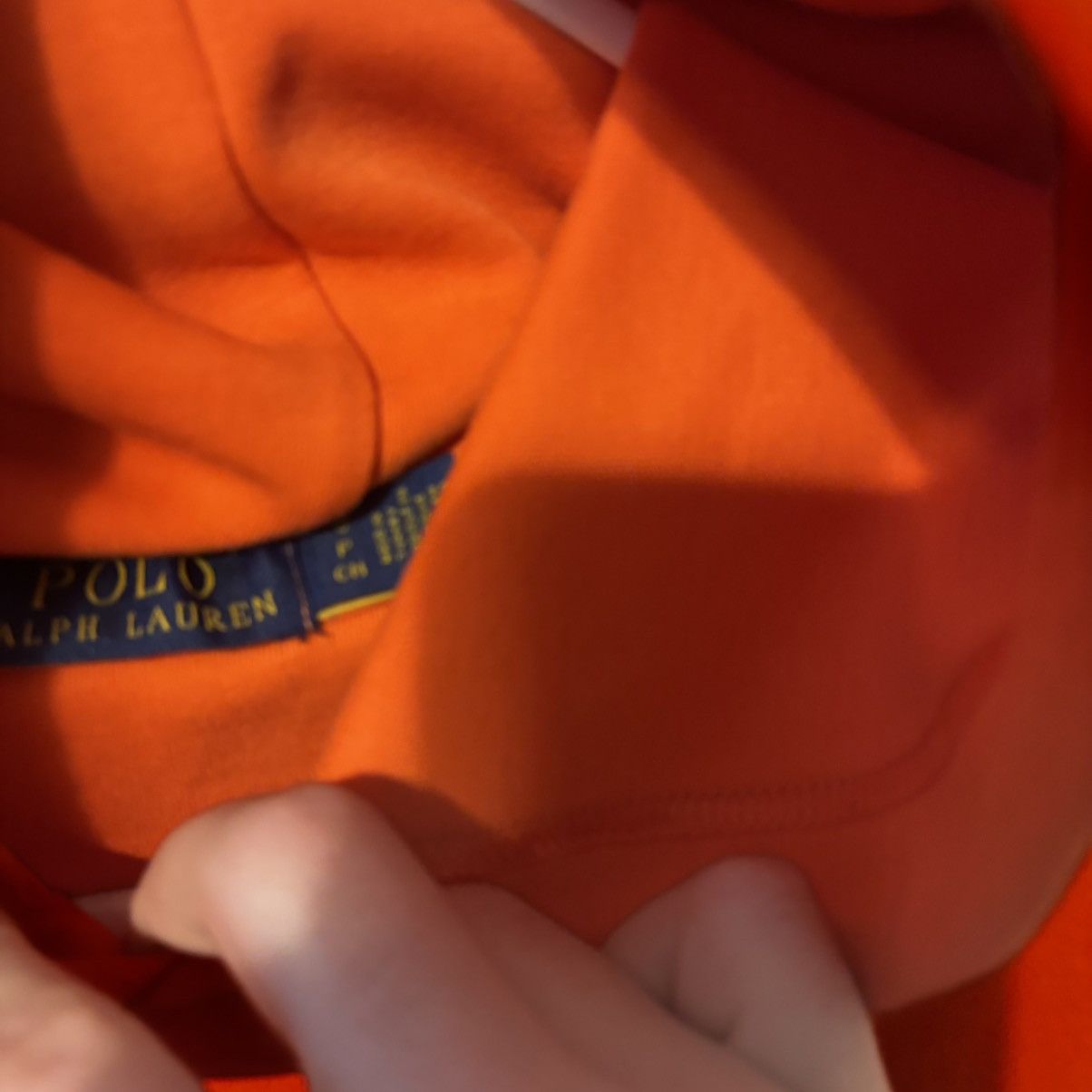 Polo Ralph Lauren Polo Ralph Lauren Men's Orange Logo Script Hoodie Size US S / EU 44-46 / 1 - 4 Thumbnail