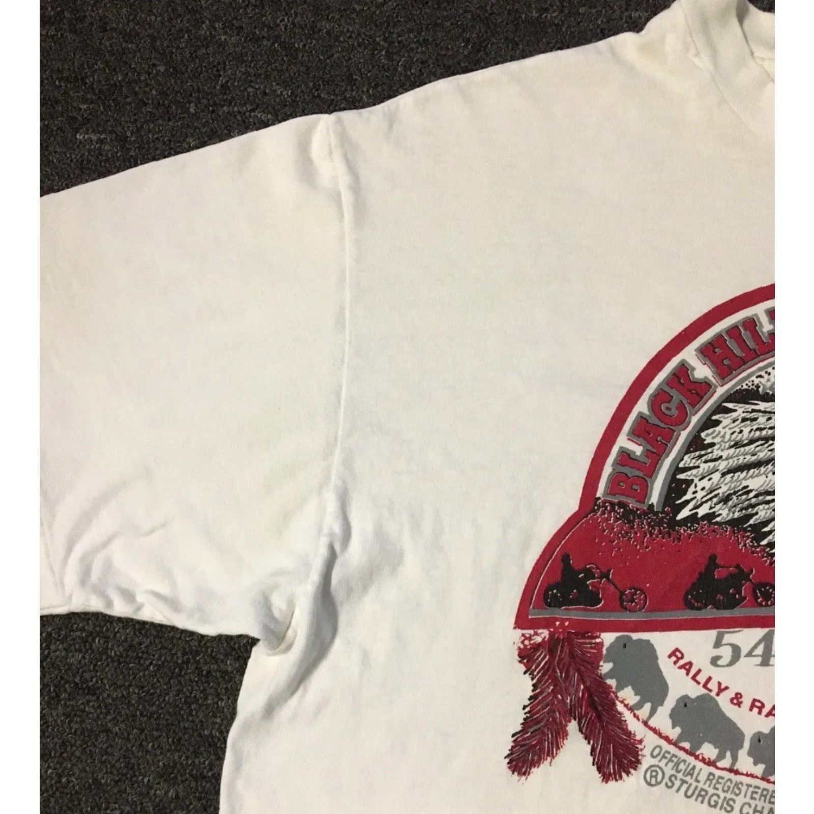 Vintage Vtg 90s Sturgis Rally Faded Eagle Shirt M USA Biker Grunge Motorcycle Harley 80s Size US M / EU 48-50 / 2 - 7 Thumbnail