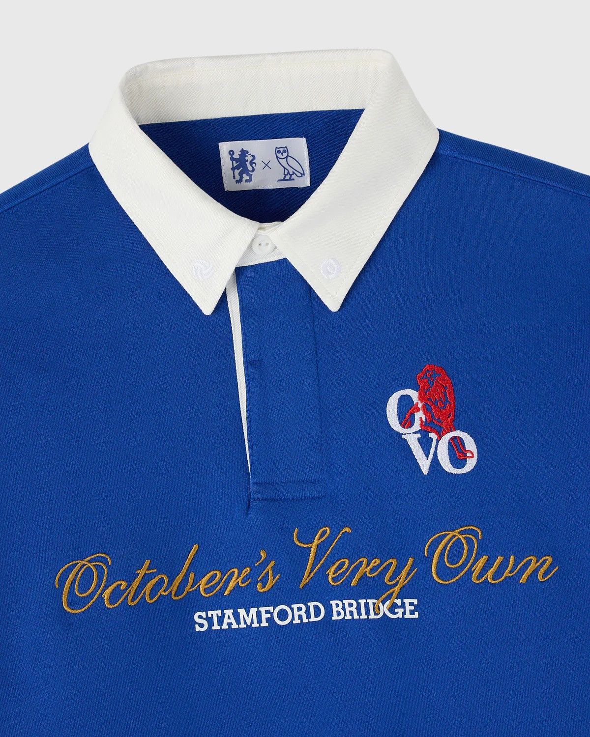 October's Very Own Chelsea FC X OVO limited edition collab, Rugby Polo shirt. Size US XL / EU 56 / 4 - 5 Thumbnail