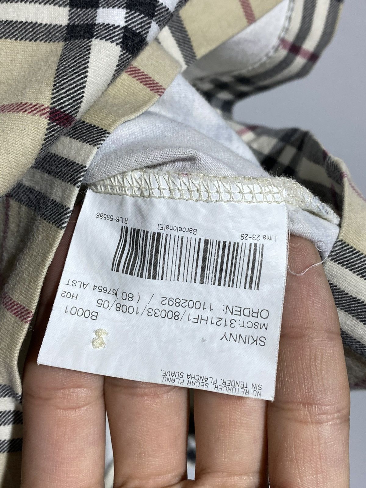 Burberry Vintage Burberry Nova Check All Over Print Polo T-shirt Size US L / EU 52-54 / 3 - 12 Thumbnail