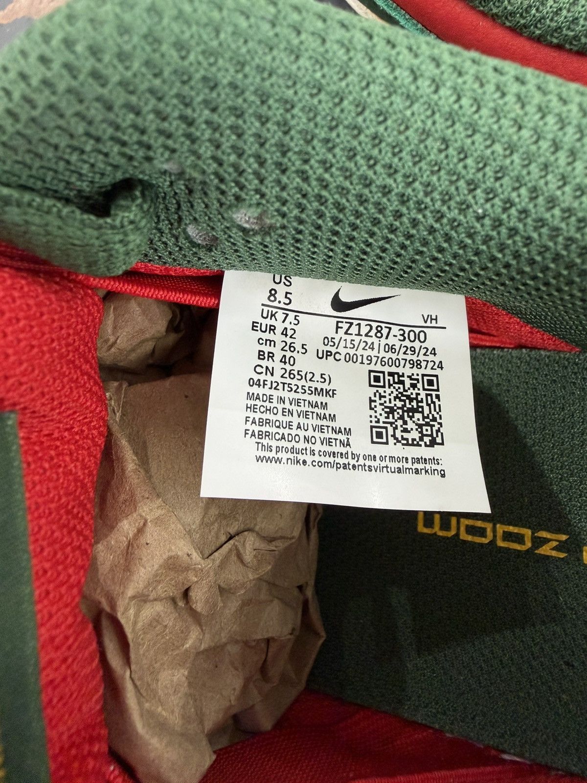 Nike Nike SB Dunk Low Seattle Supersoncis Size 8.5 (2024) Size US 8.5 / EU 41-42 - 10 Thumbnail