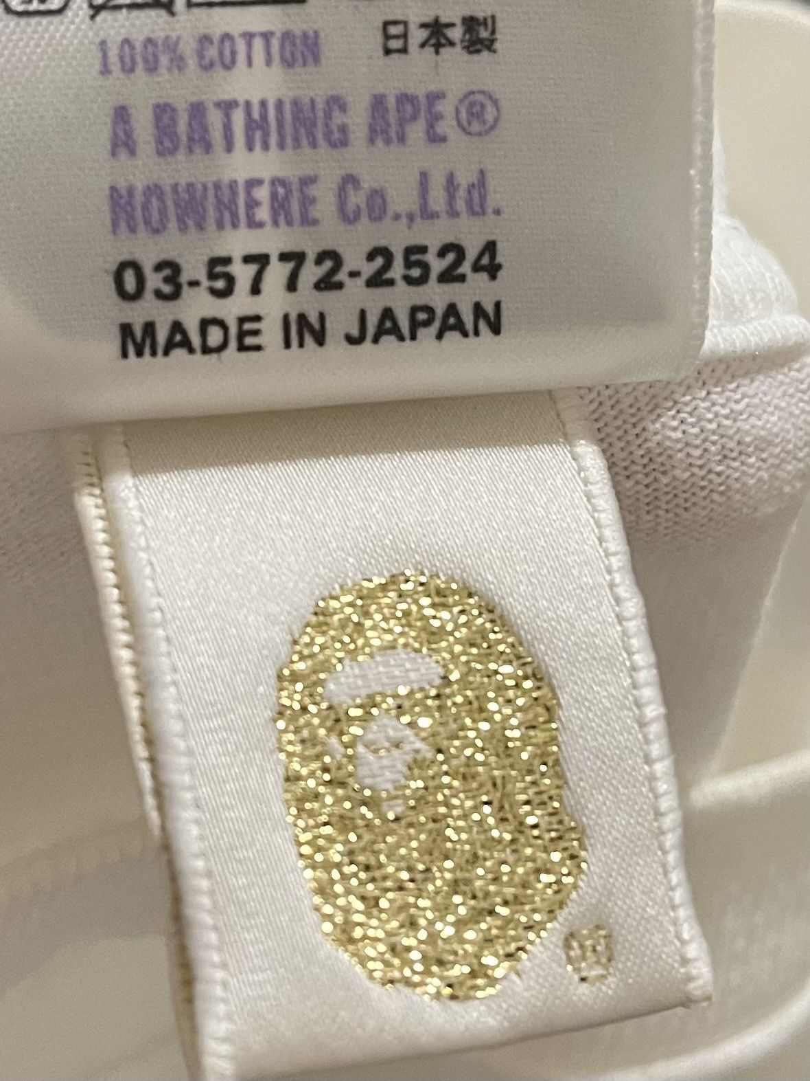 Bape Bape tee shirt Size US M / EU 48-50 / 2 - 4 Thumbnail