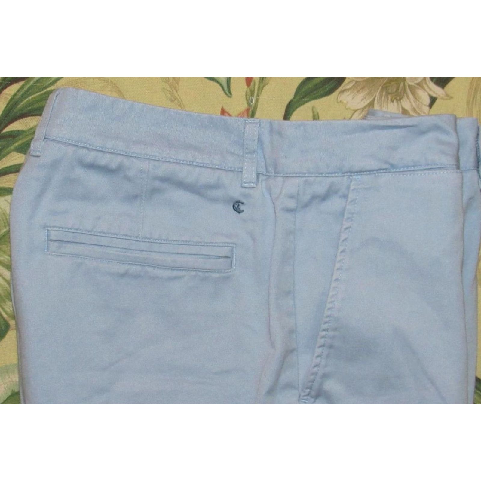 Vintage CRIQUET Blue 8" Cotton Chino Shorts 30 Men Regular Waist 30 Inseam 8 100% Cotton Chino Mens Blue Shorts Size US 30 / EU 46 - 2 Thumbnail
