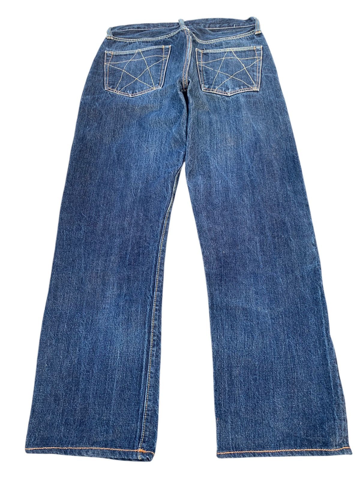 Kapital RARE VINTAGE SUGAR CANE STAR SELVEDGE JAPANESE DENIM Size US 32 / EU 48 - 4 Thumbnail