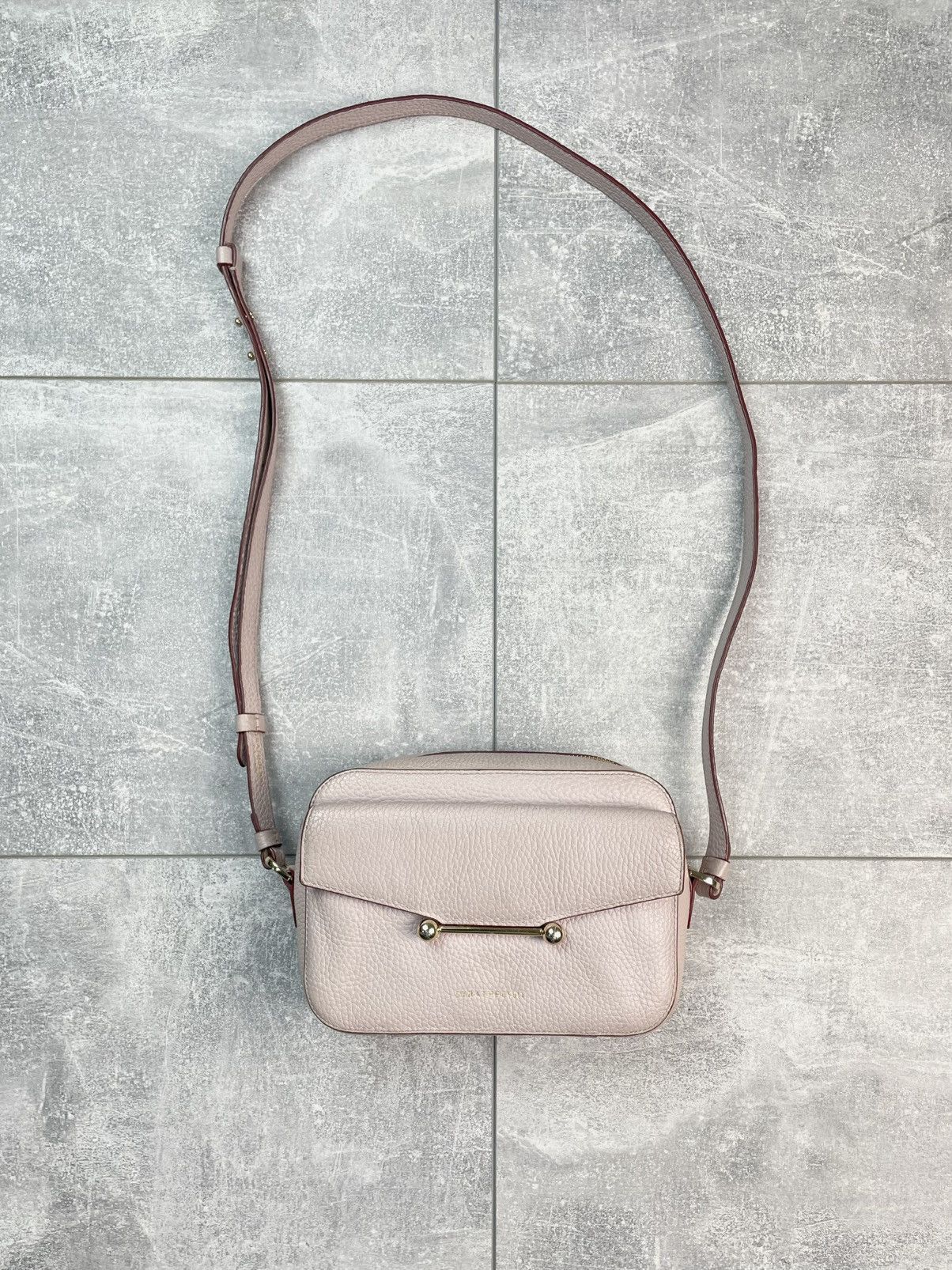 Strathberry Mosaic Grain Leather Camera Bag