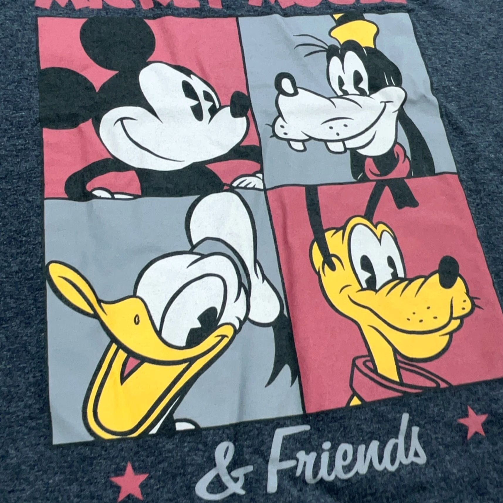 Disney Disney Shirt Men L Gray Tee Mickey Mouse Pluto Goofy Donald Duck Walt World Cartoon USA Classic Vintage Logo Short Sleeve Crew Neck Size US L / EU 52-54 / 3 - 4 Thumbnail