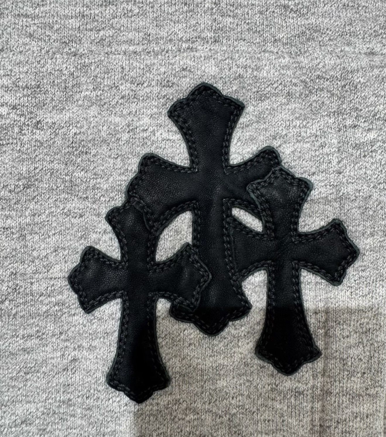 Chrome Hearts Chrome Hearts Grey Fleece-Lined Hoodie Size US S / EU 44-46 / 1 - 5 Thumbnail