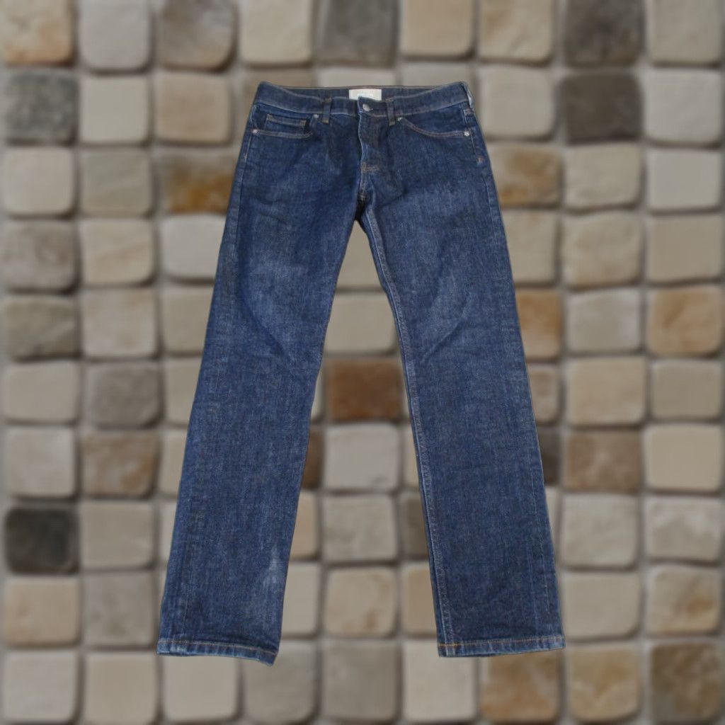 Everlane Everlane Mens Slim Jeans 31X30 Dark Blue Denim Regular Mens Size US 31 - 1 Thumbnail