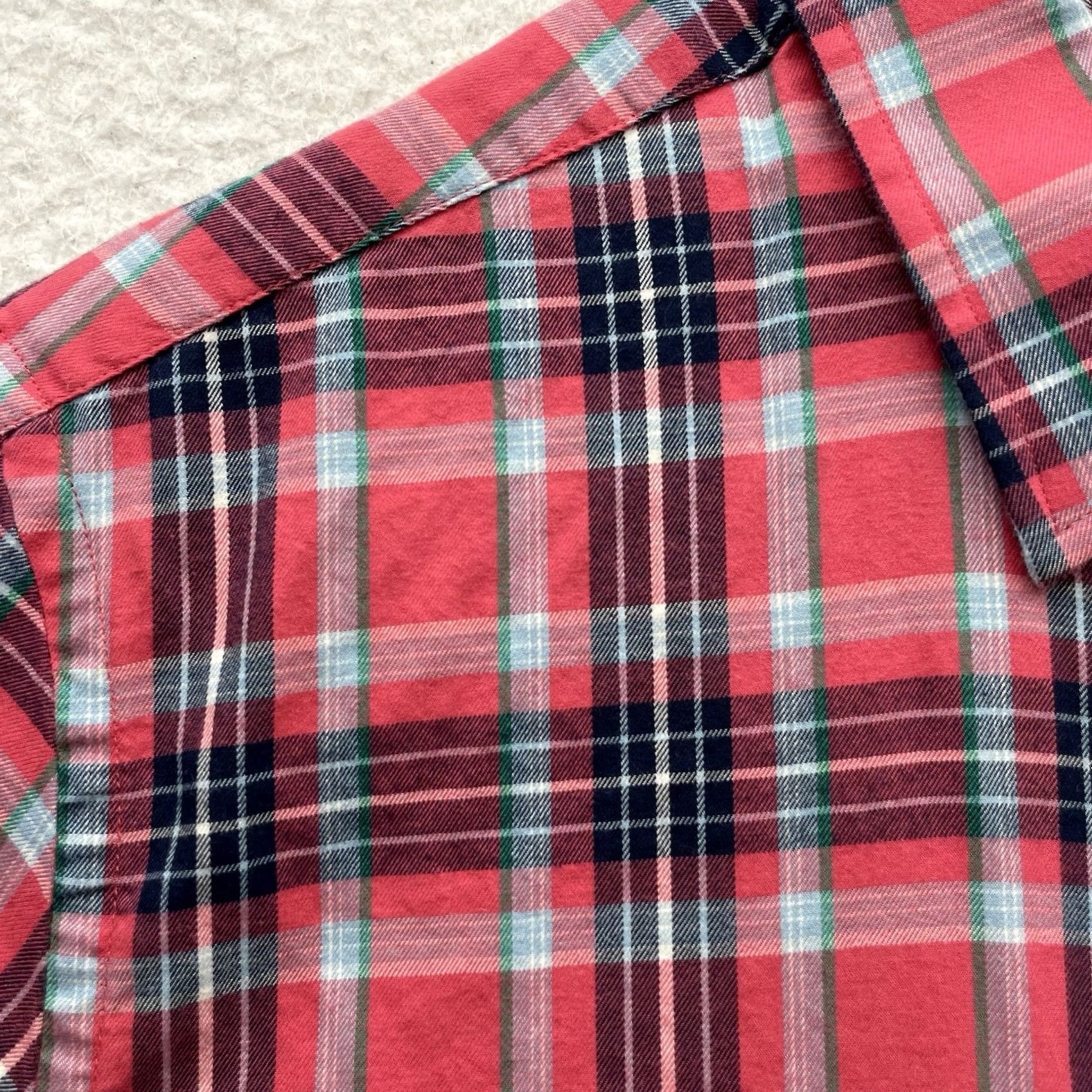 UNTUCKit UNTUCKit Shirt Mens Large Slim Fit Plaid Button-Up Casual Poplin Cotton Multicolor Red Blue Green 90s Preppy Collared Long Sleeve Size US L / EU 52-54 / 3 - 4 Thumbnail