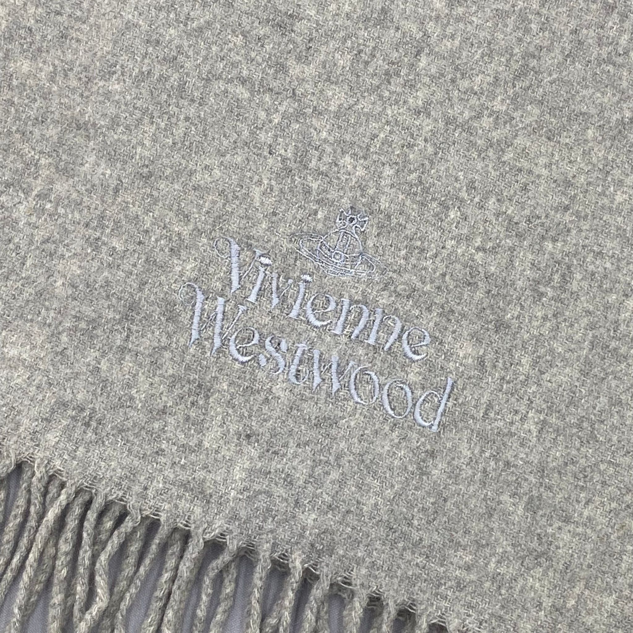 Japanese Brand Vintage Vivienne Westwood Scarf Muffler Orbs Wool Scarves Size ONE SIZE - 7 Thumbnail
